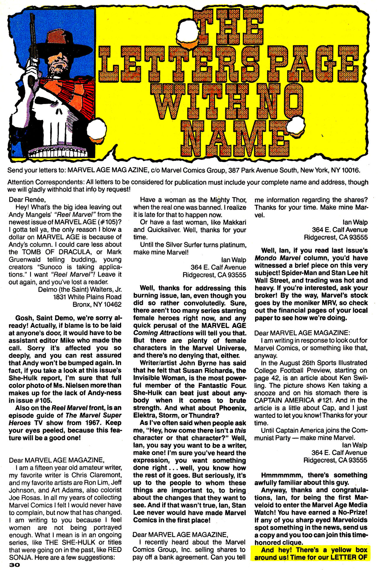 Read online Marvel Age comic -  Issue #107 - 31