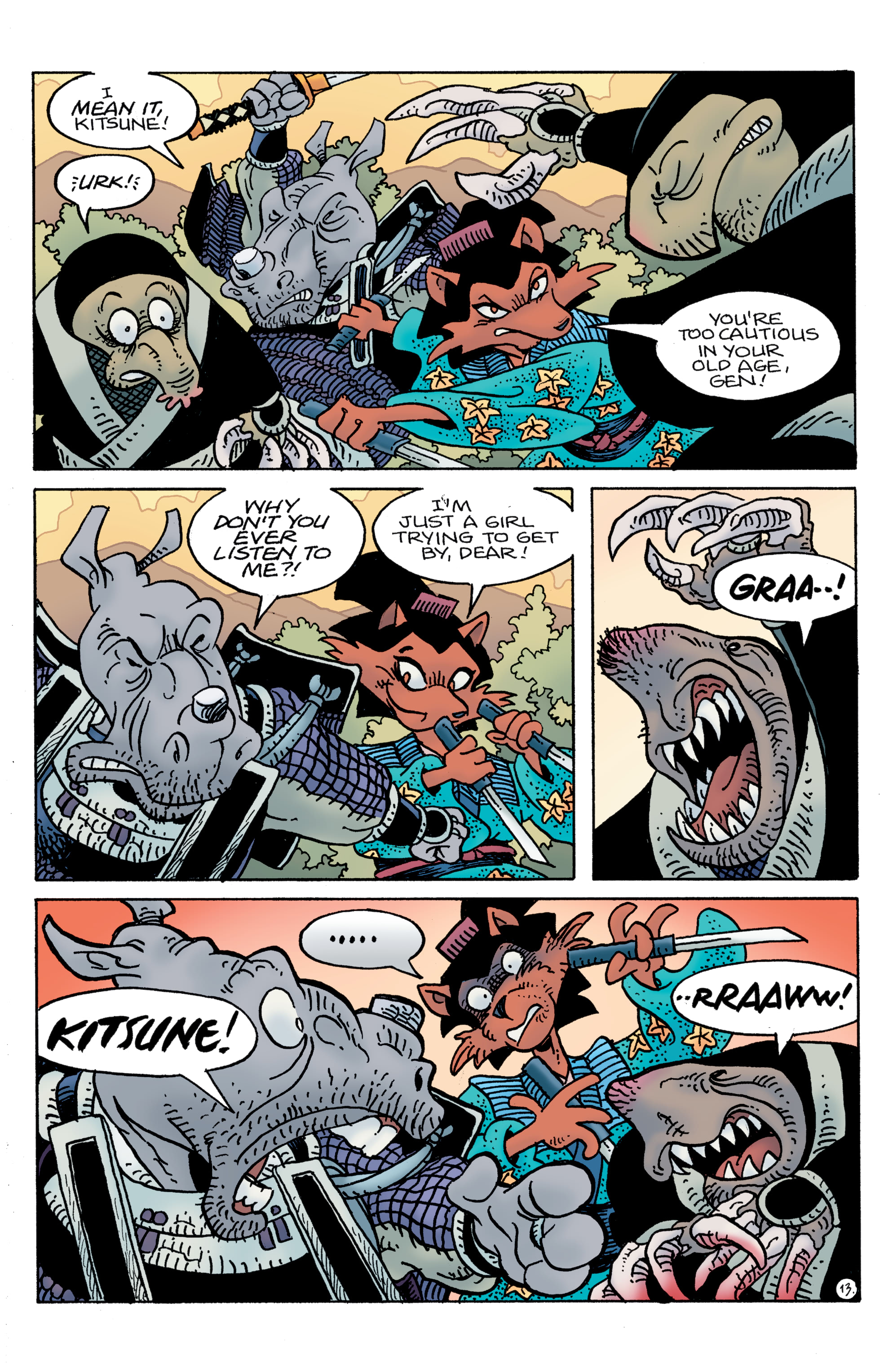 Read online Teenage Mutant Ninja Turtles/Usagi Yojimbo: WhereWhen comic -  Issue #3 - 15