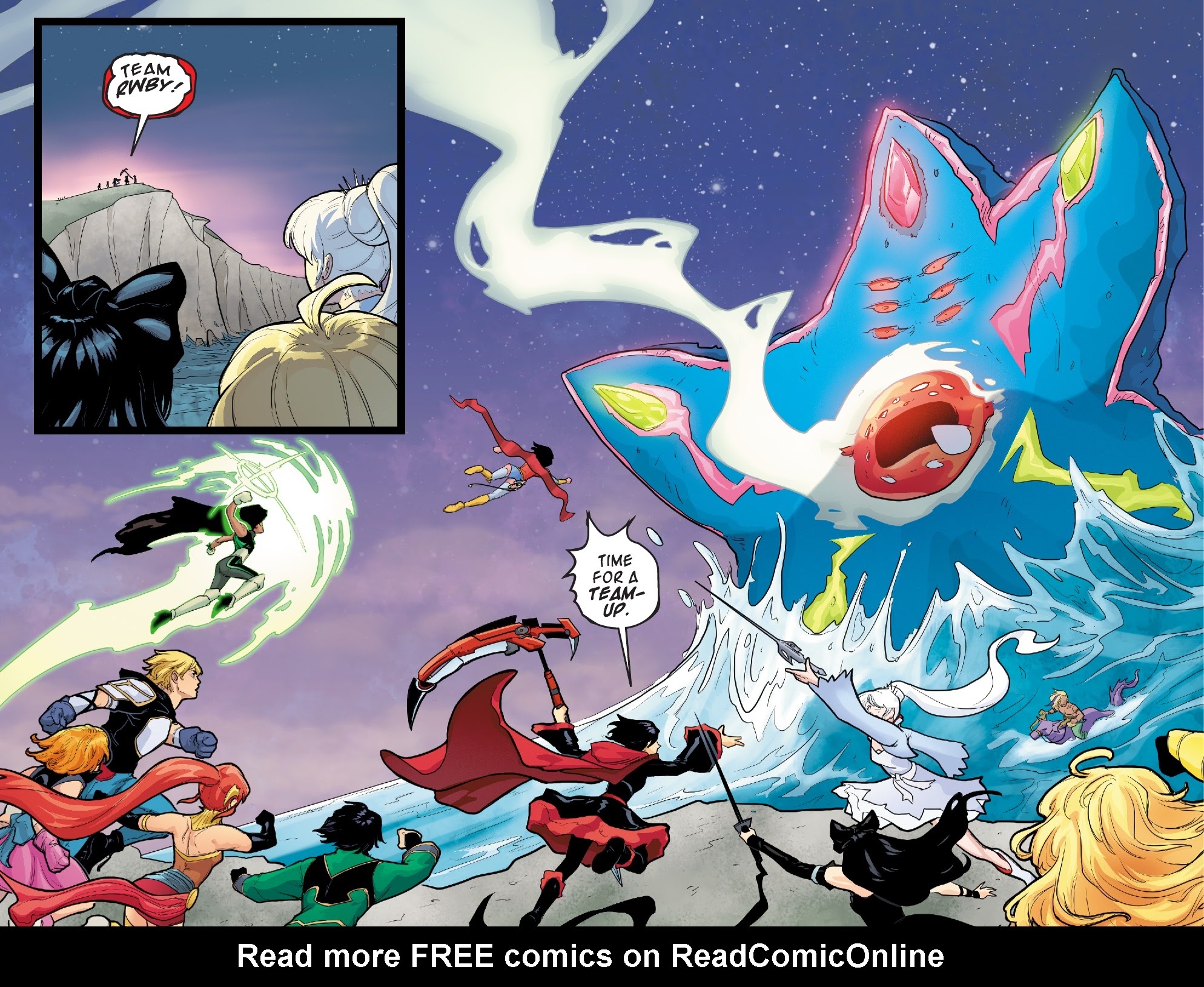 Read online RWBY/Justice League comic -  Issue #13 - 18