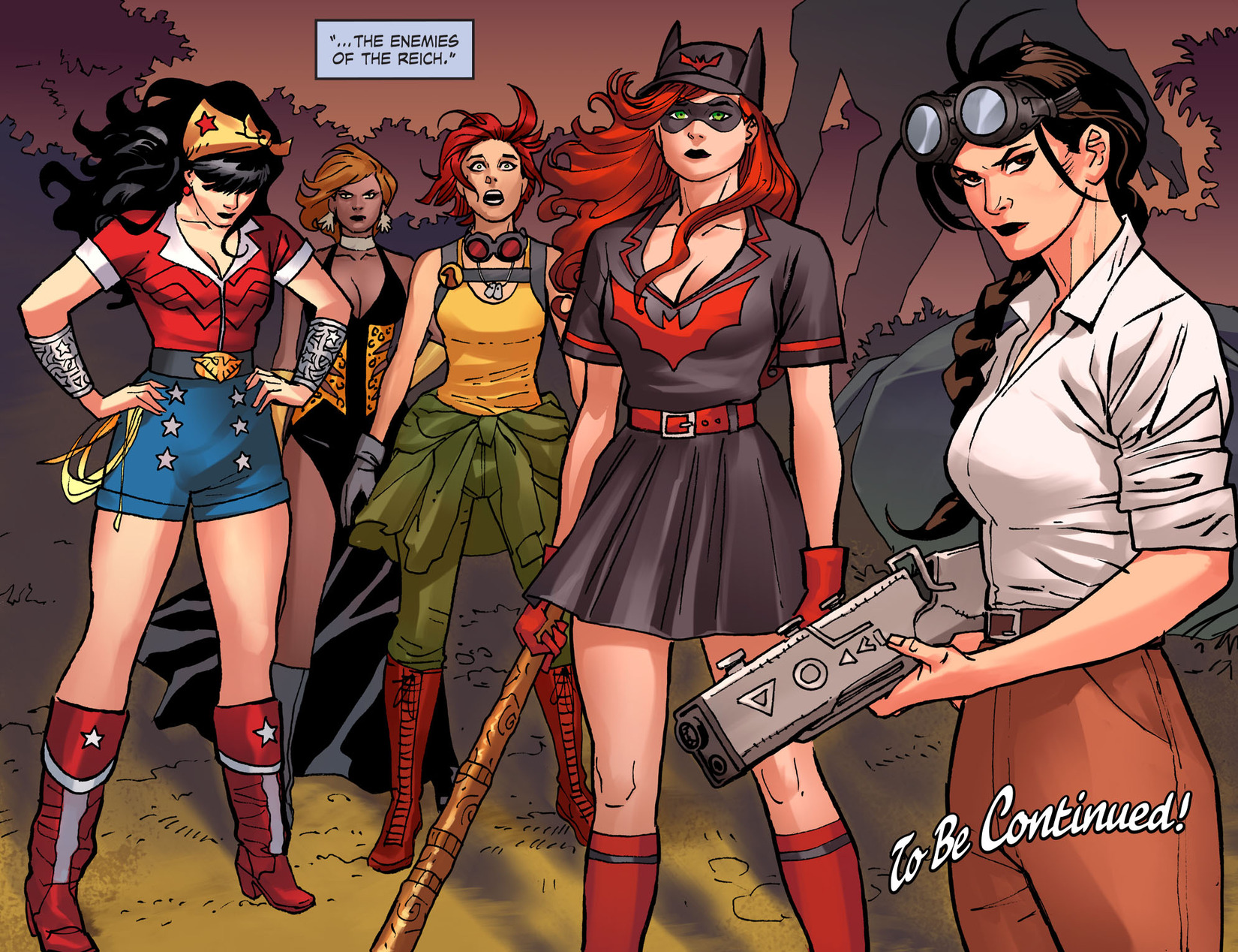 Read online DC Comics: Bombshells comic -  Issue #70 - 22