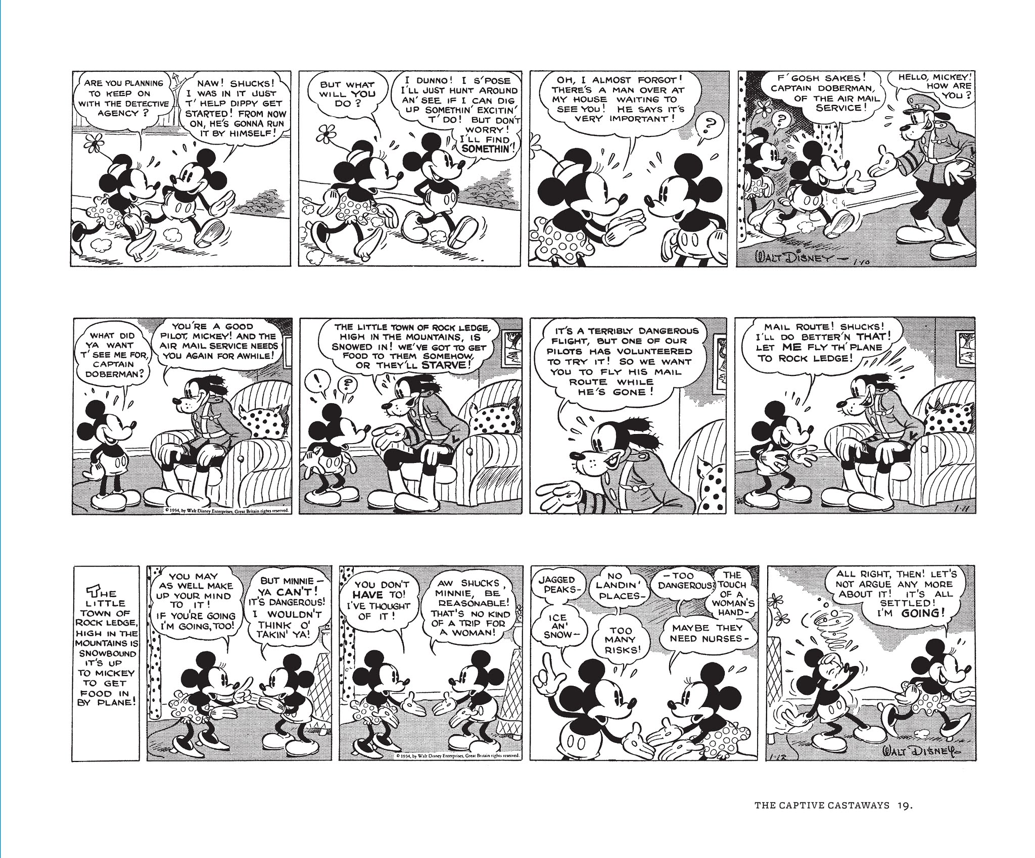 Read online Walt Disney's Mickey Mouse by Floyd Gottfredson comic -  Issue # TPB 3 (Part 1) - 19
