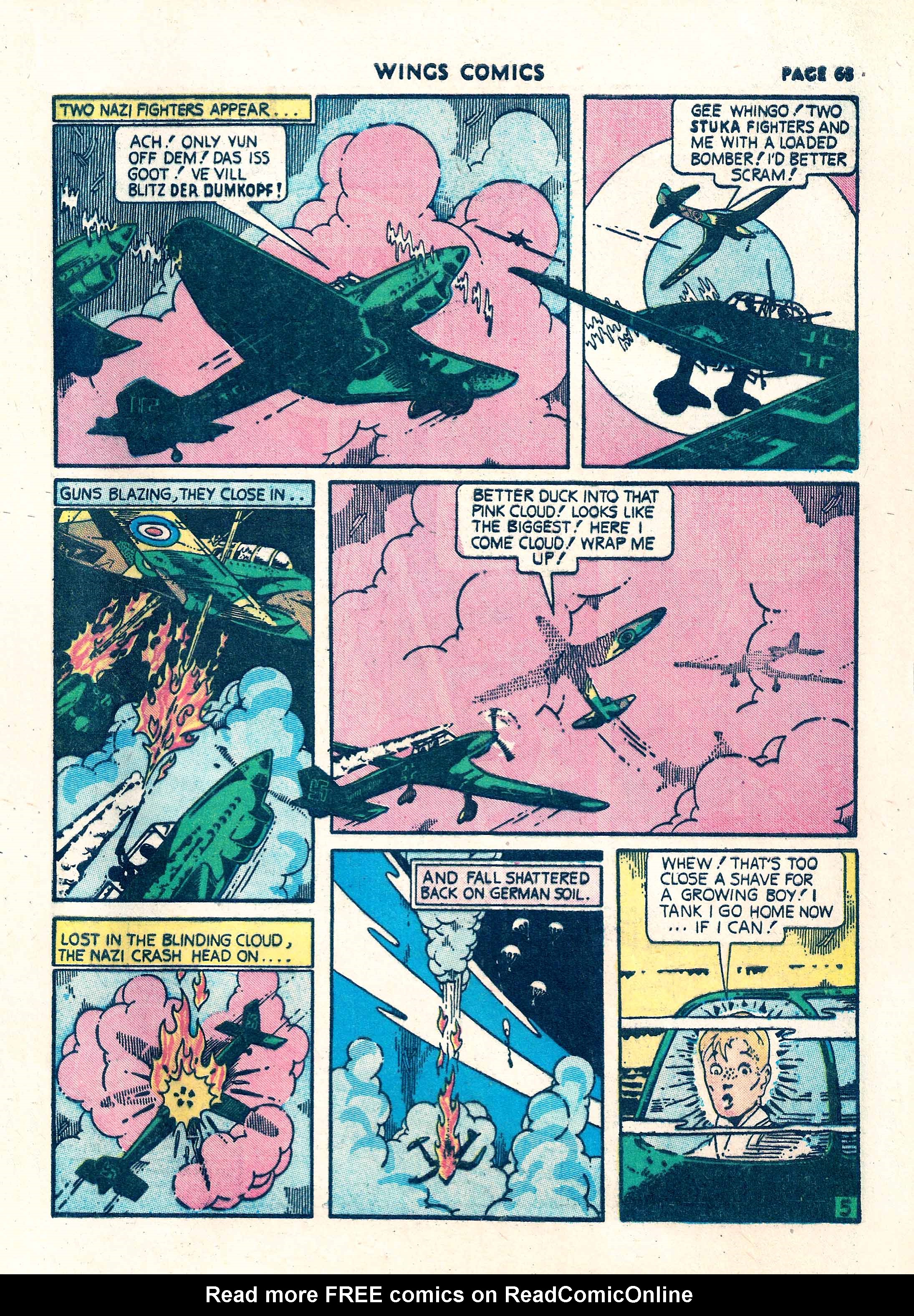 Read online Wings Comics comic -  Issue #9 - 65