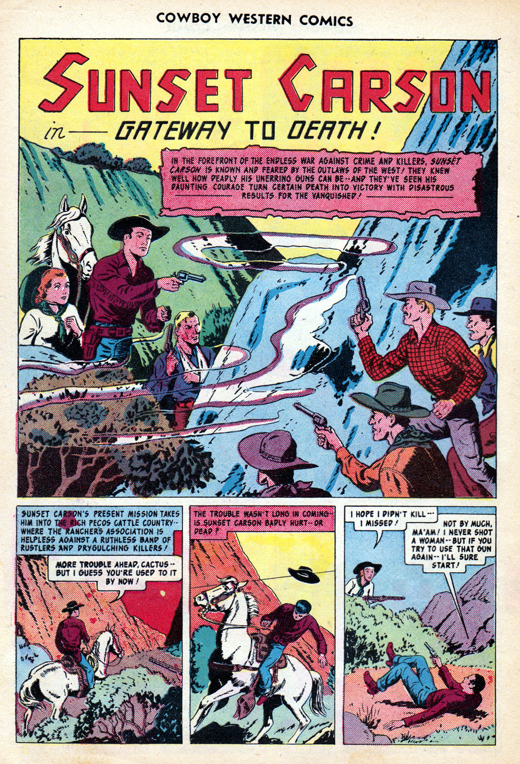 Read online Cowboy Western Comics (1948) comic -  Issue #30 - 12