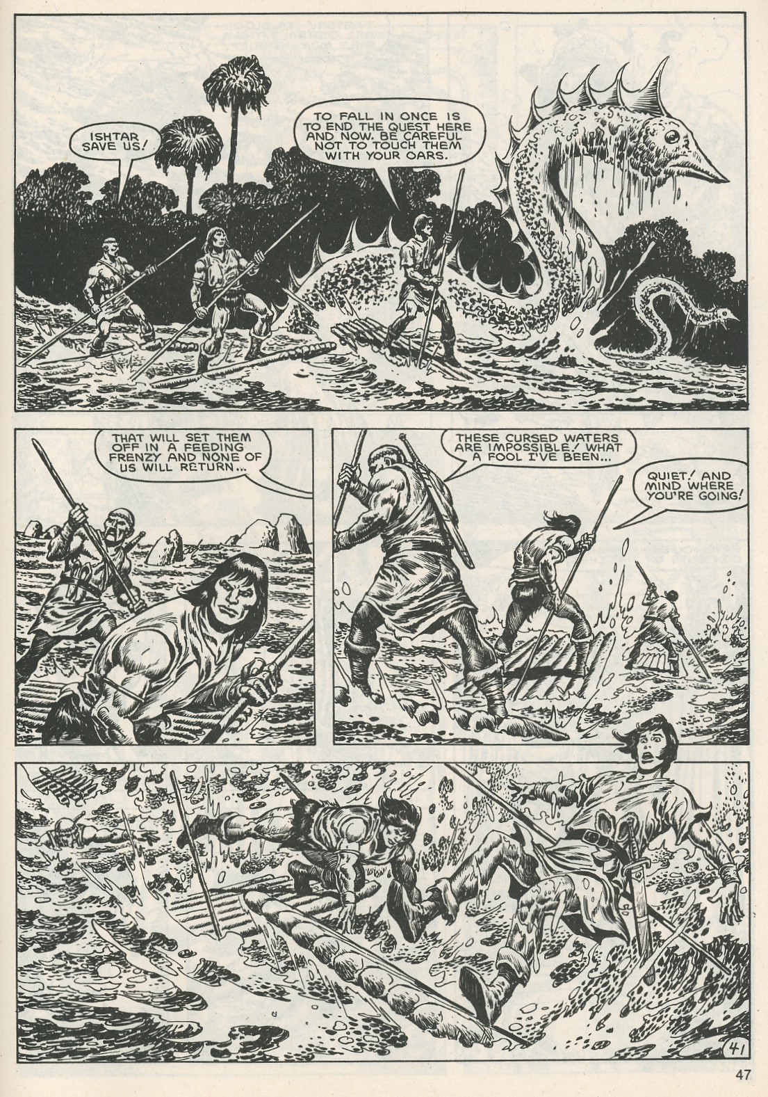 Read online The Savage Sword Of Conan comic -  Issue #113 - 47
