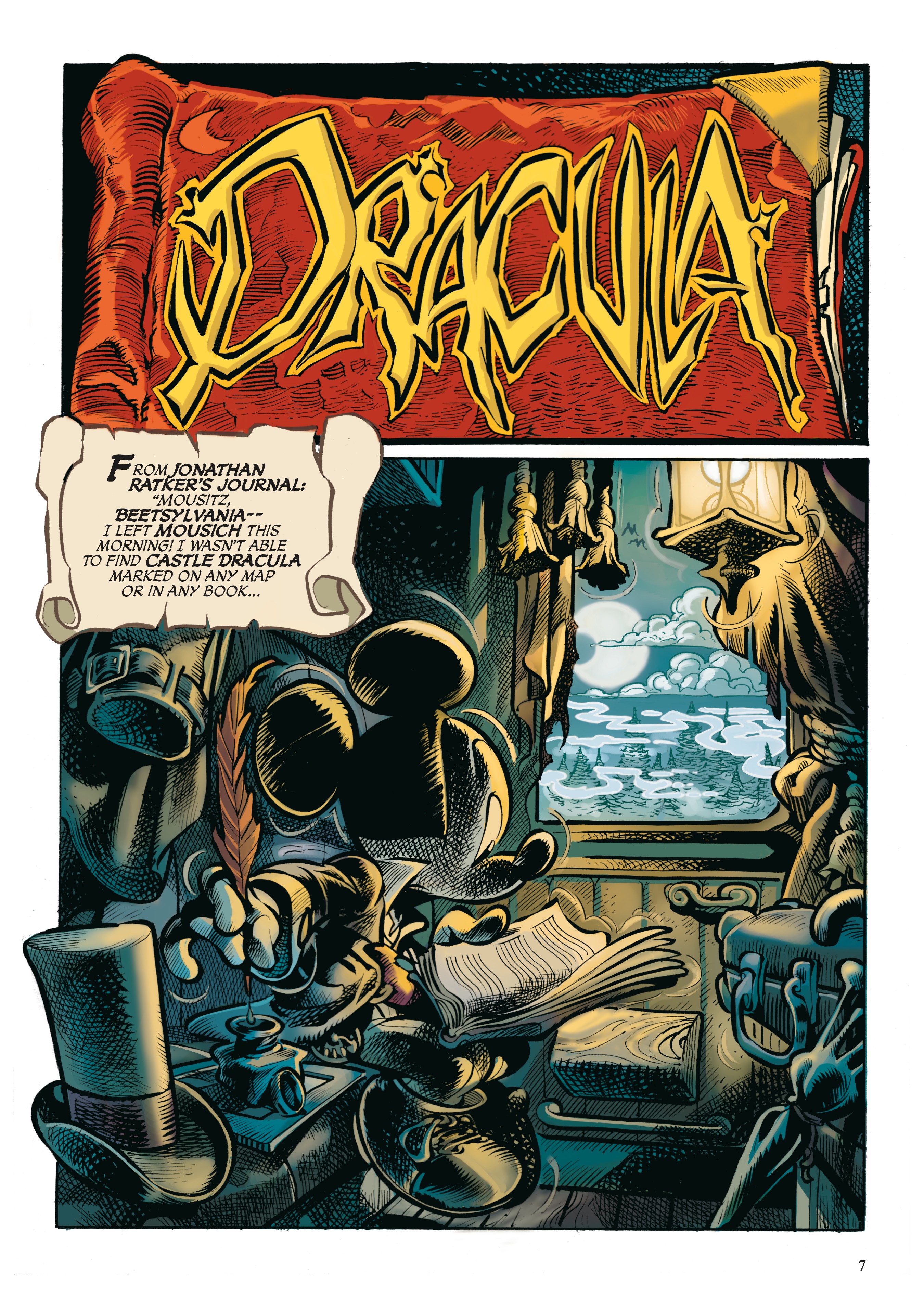 Read online Disney Dracula, Starring Mickey Mouse comic -  Issue # TPB - 7