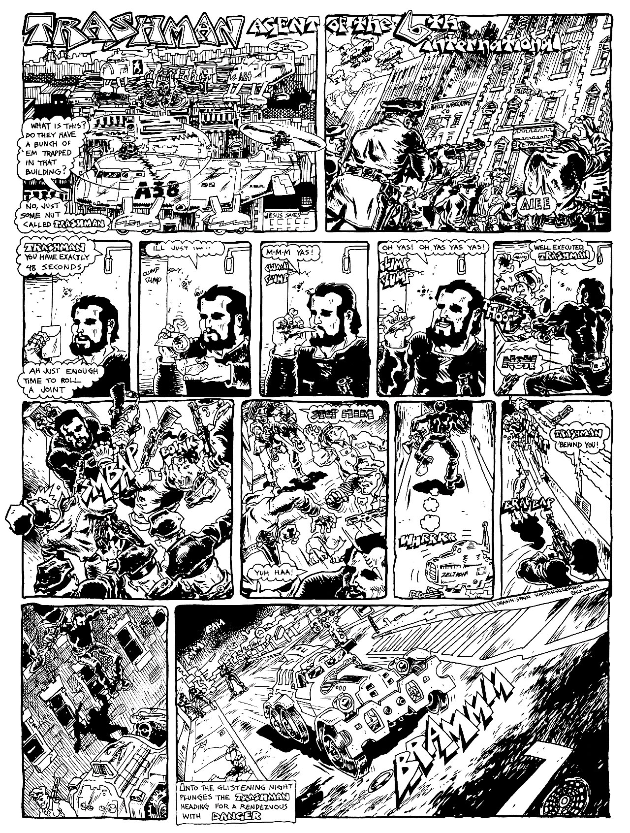 Read online Trashman Lives! comic -  Issue # TPB - 21