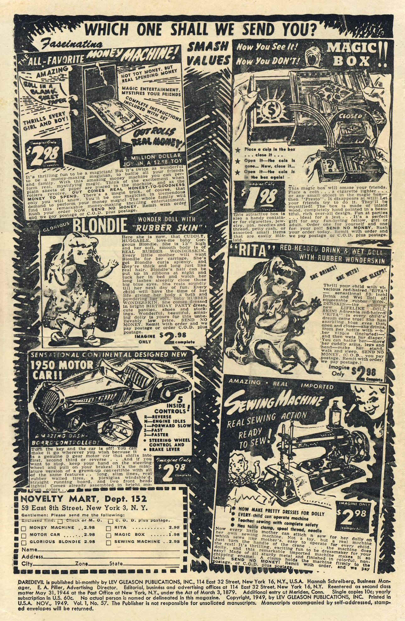 Read online Daredevil (1941) comic -  Issue #57 - 2