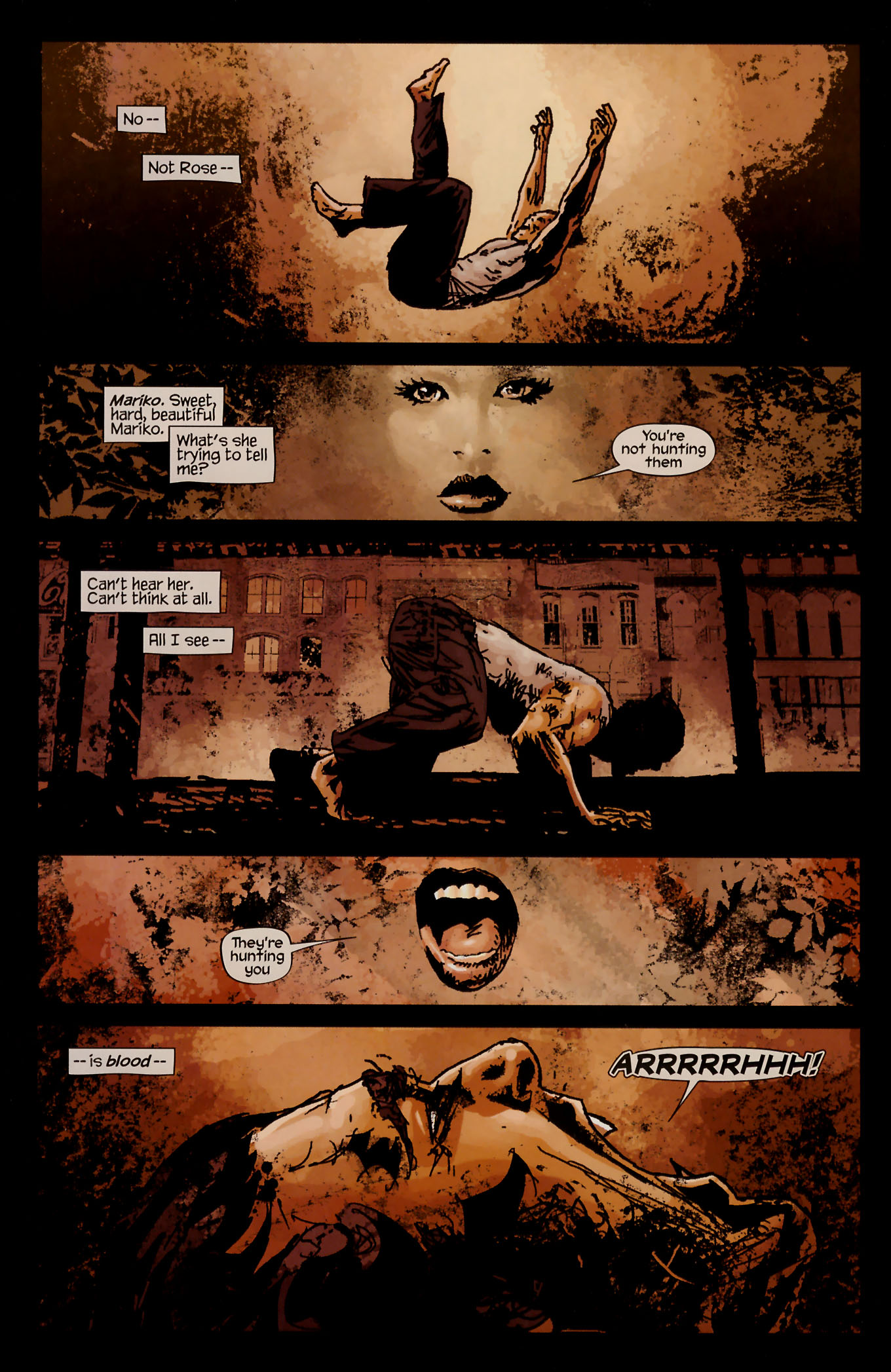 Read online Wolverine Noir comic -  Issue #4 - 5