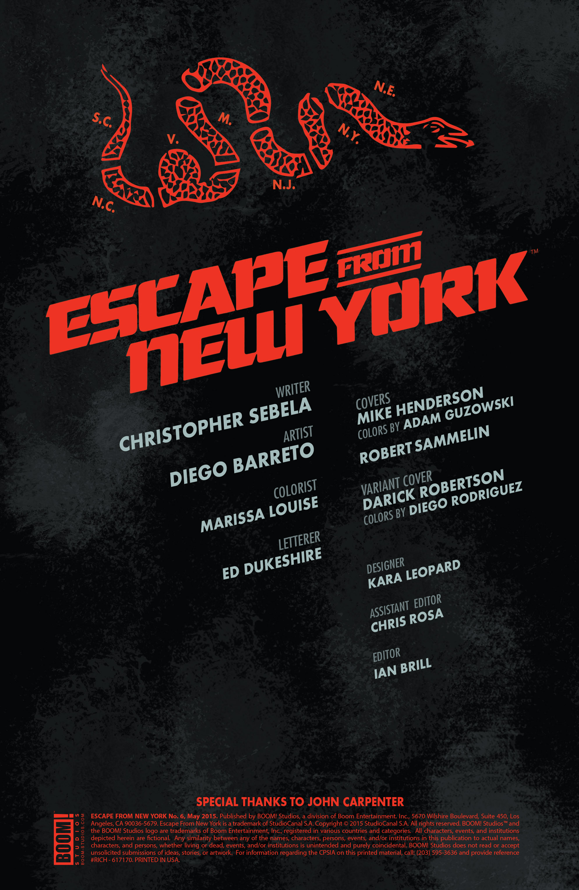 Read online Escape from New York comic -  Issue #6 - 2