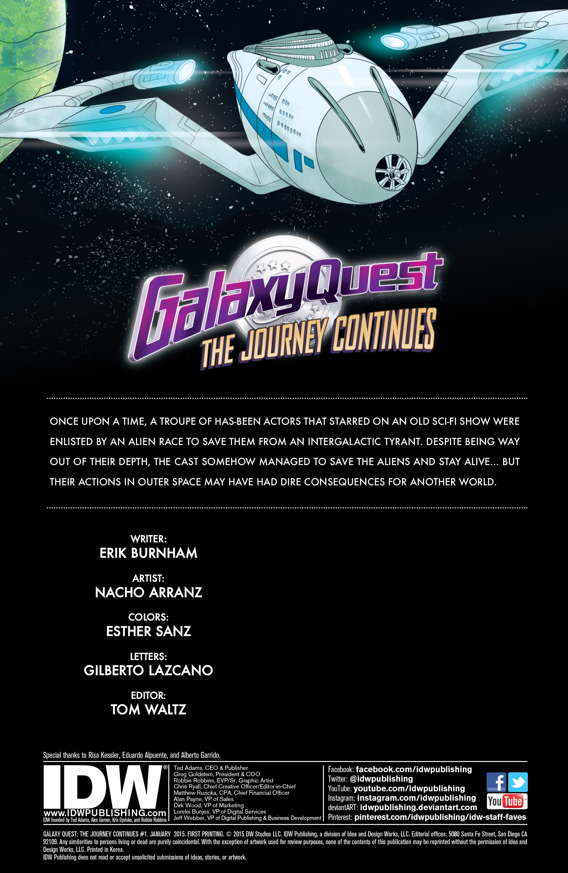 Read online Galaxy Quest: The Journey Continues comic -  Issue #1 - 2