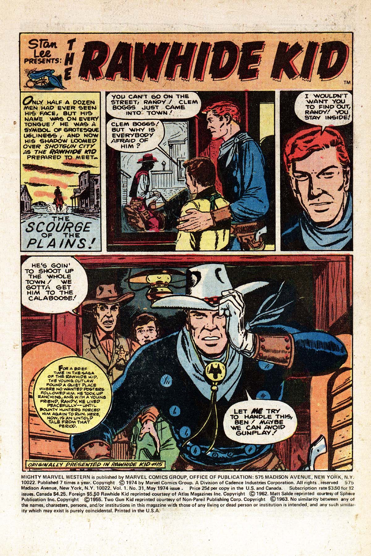Read online The Mighty Marvel Western comic -  Issue #31 - 2