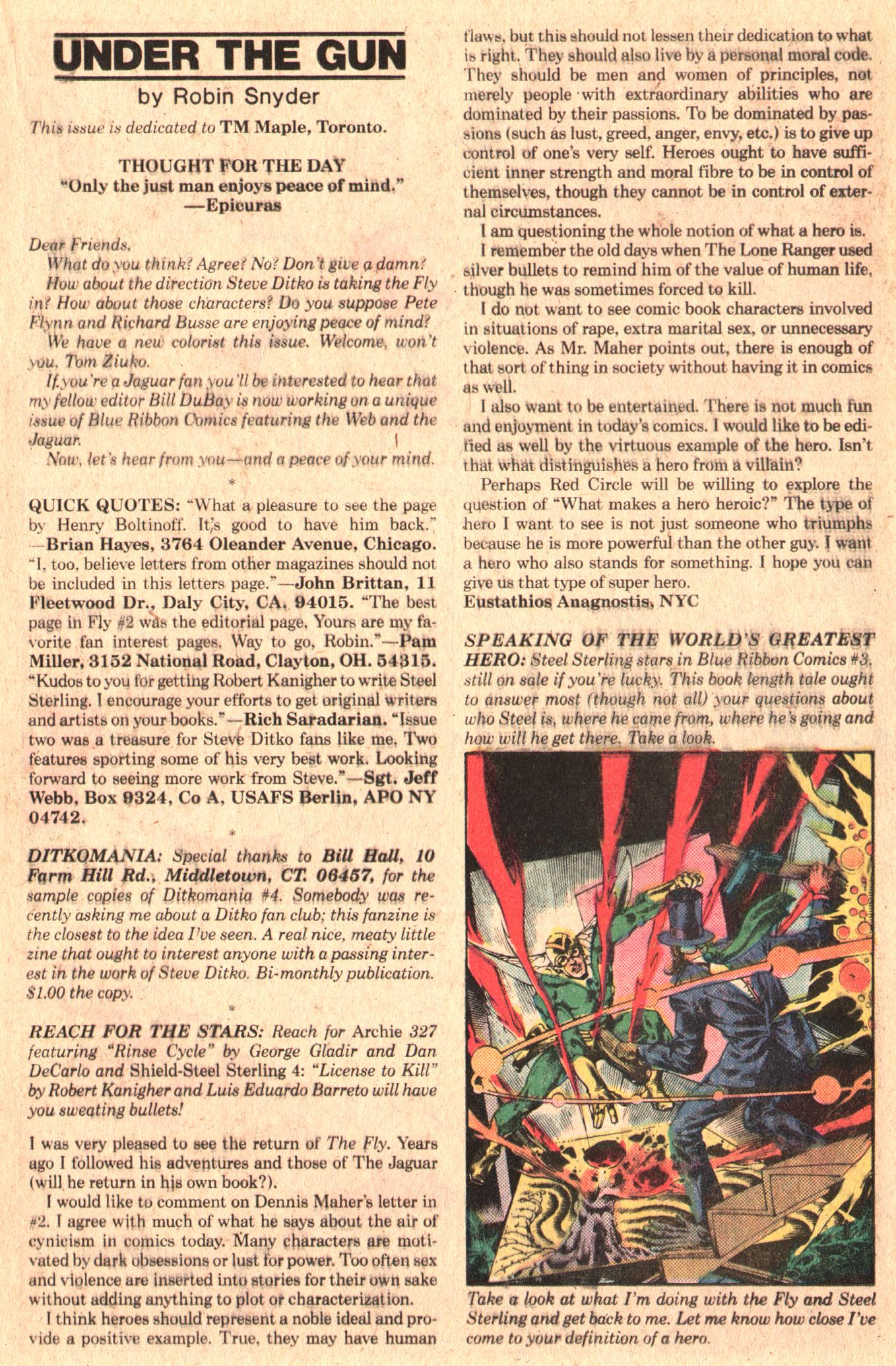 Read online The Fly (1983) comic -  Issue #5 - 21