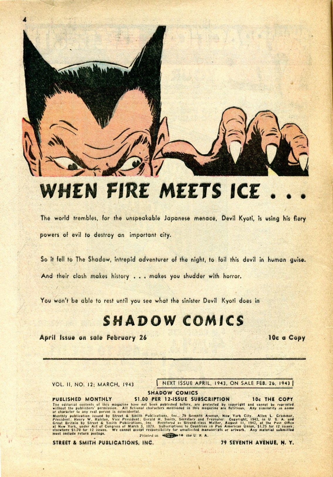 Read online Shadow Comics comic -  Issue #24 - 4