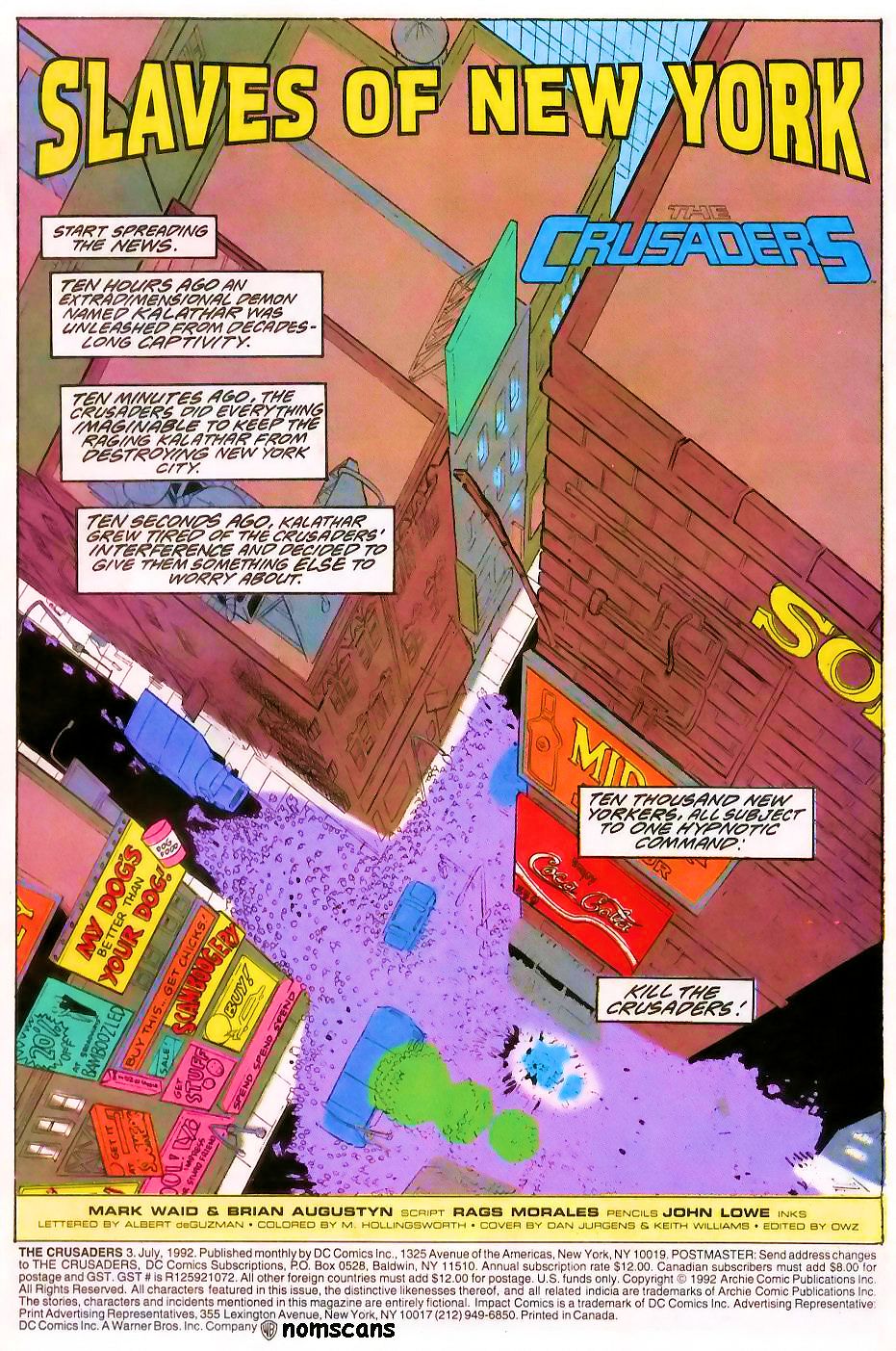 Read online The Crusaders comic -  Issue #3 - 2