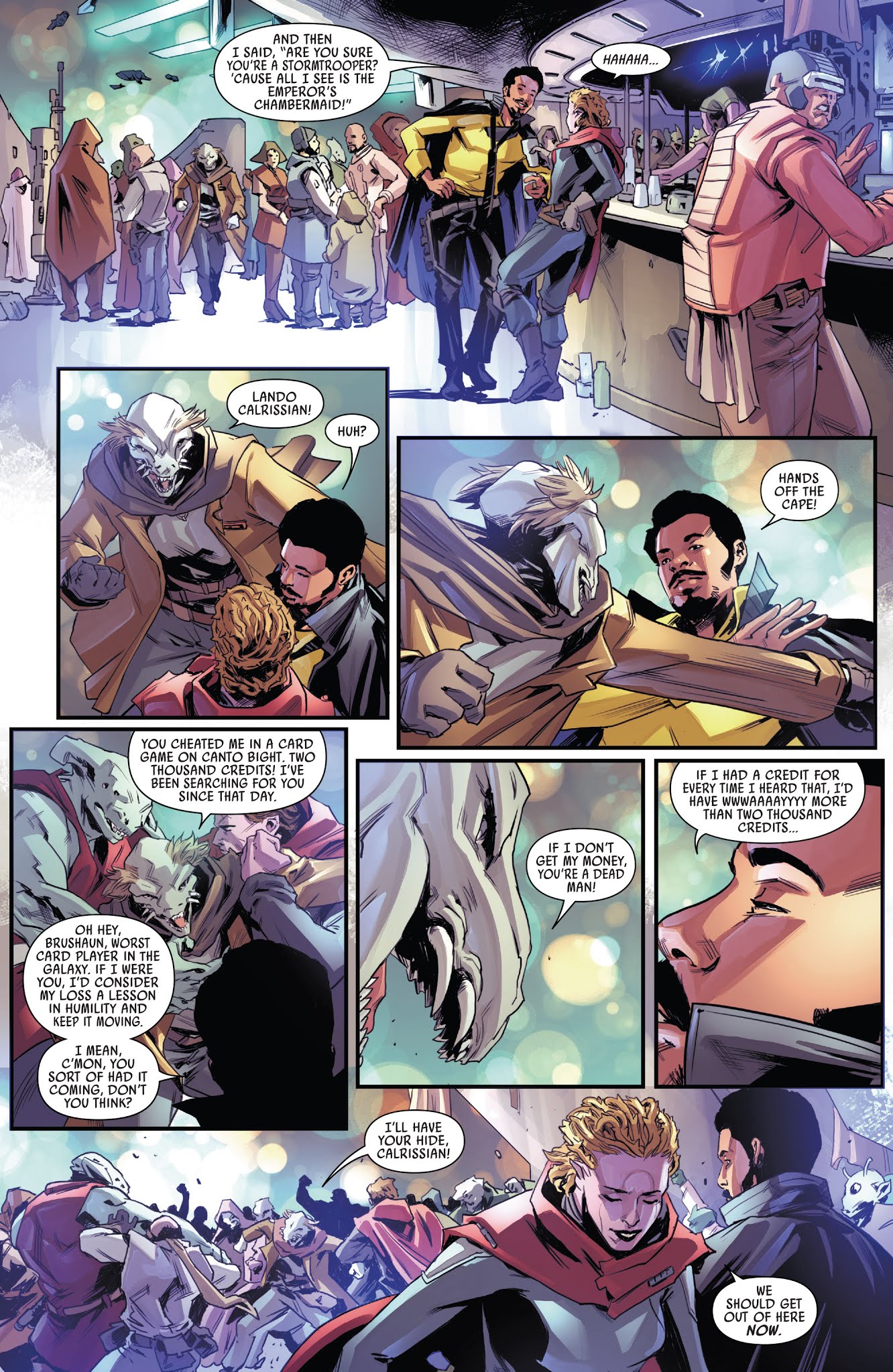 Read online Star Wars: Lando: Double Or Nothing comic -  Issue #1 - 10