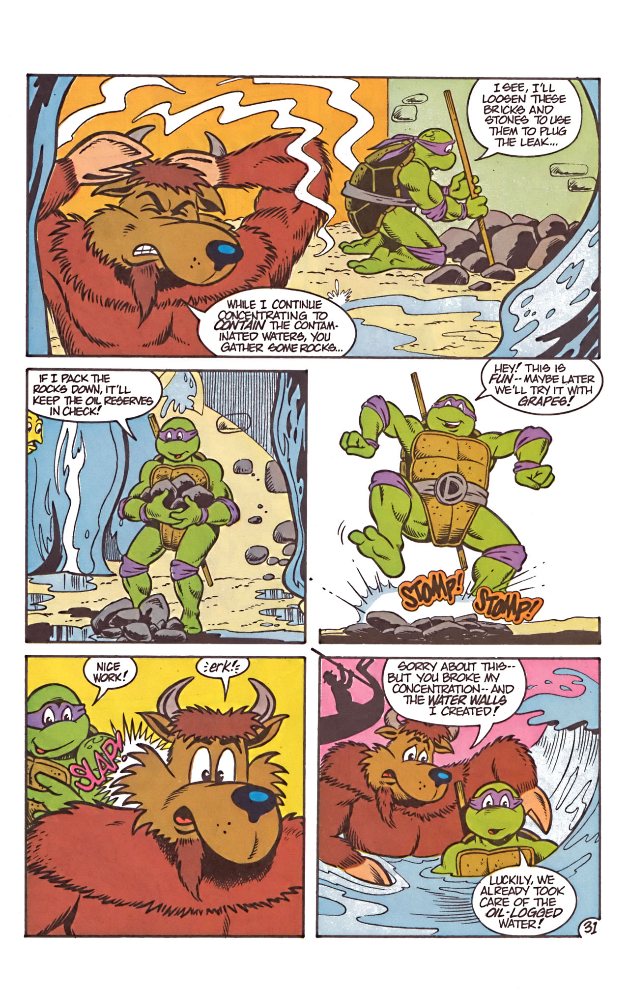 Read online Teenage Mutant Ninja Turtles Meet The Conservation Corps comic -  Issue # Full - 37