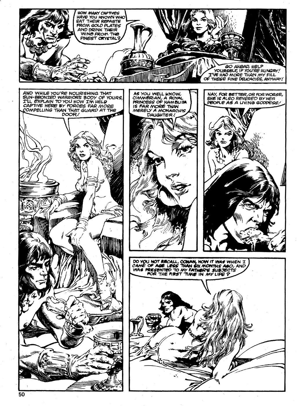 Read online The Savage Sword Of Conan comic -  Issue #85 - 50