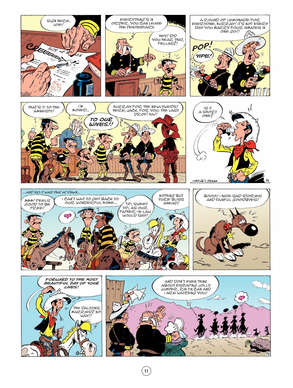 Read online A Lucky Luke Adventure comic -  Issue #45 - 11