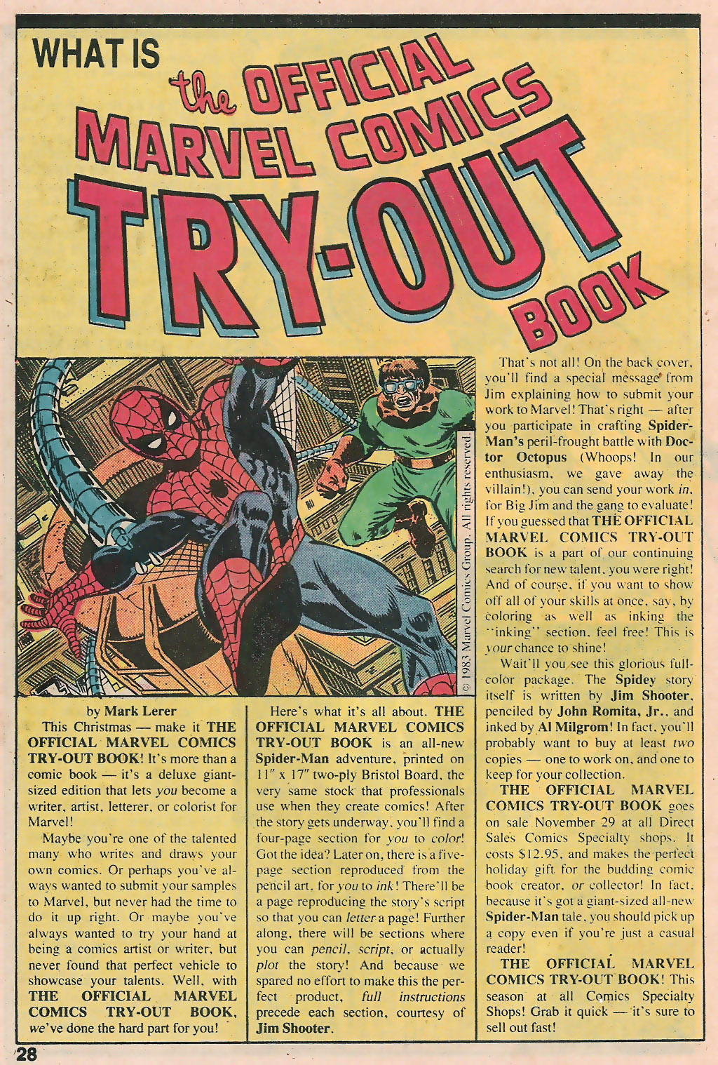 Read online Marvel Age comic -  Issue #11 - 30