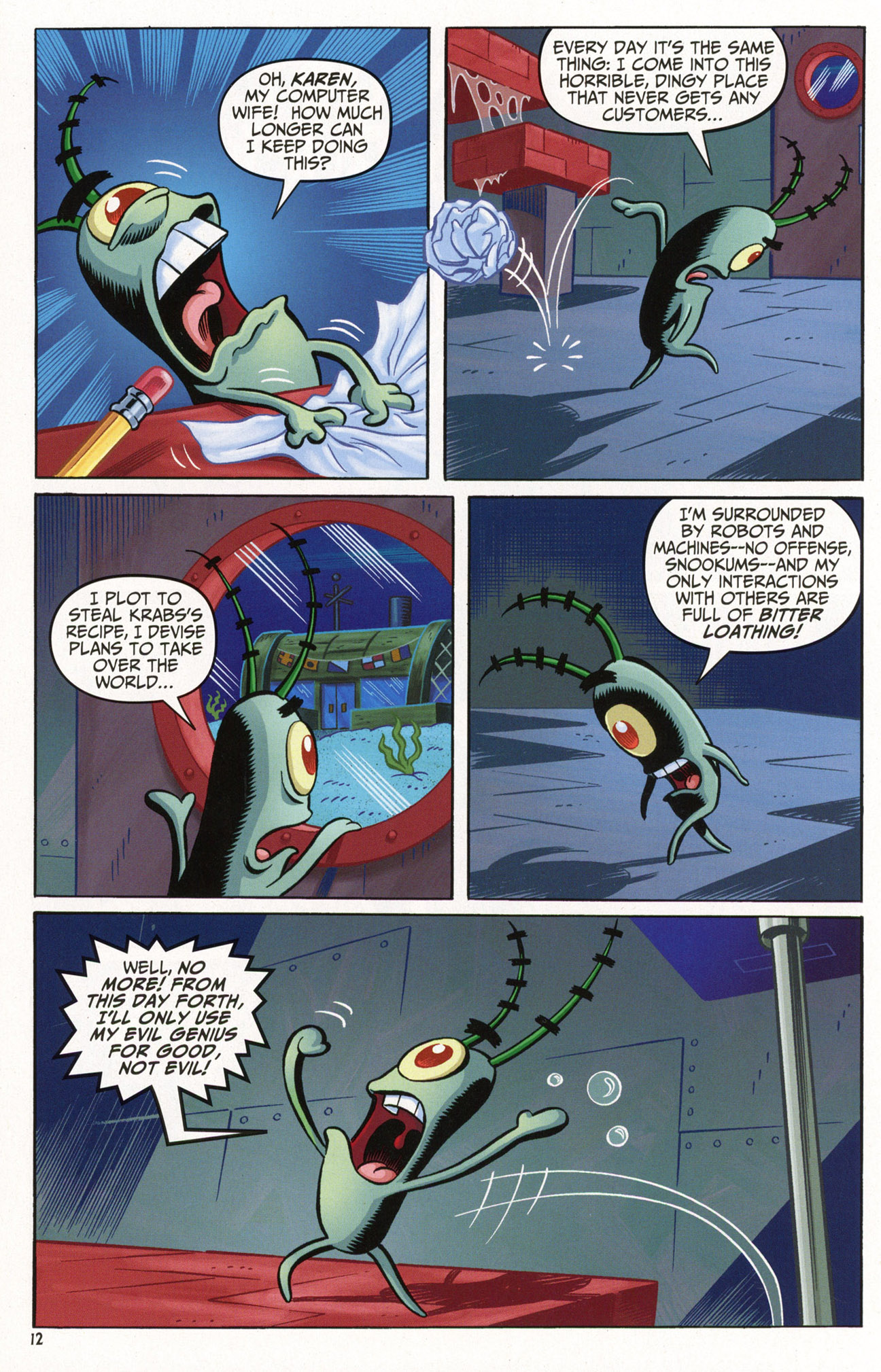 Read online SpongeBob Comics comic -  Issue #14 - 14