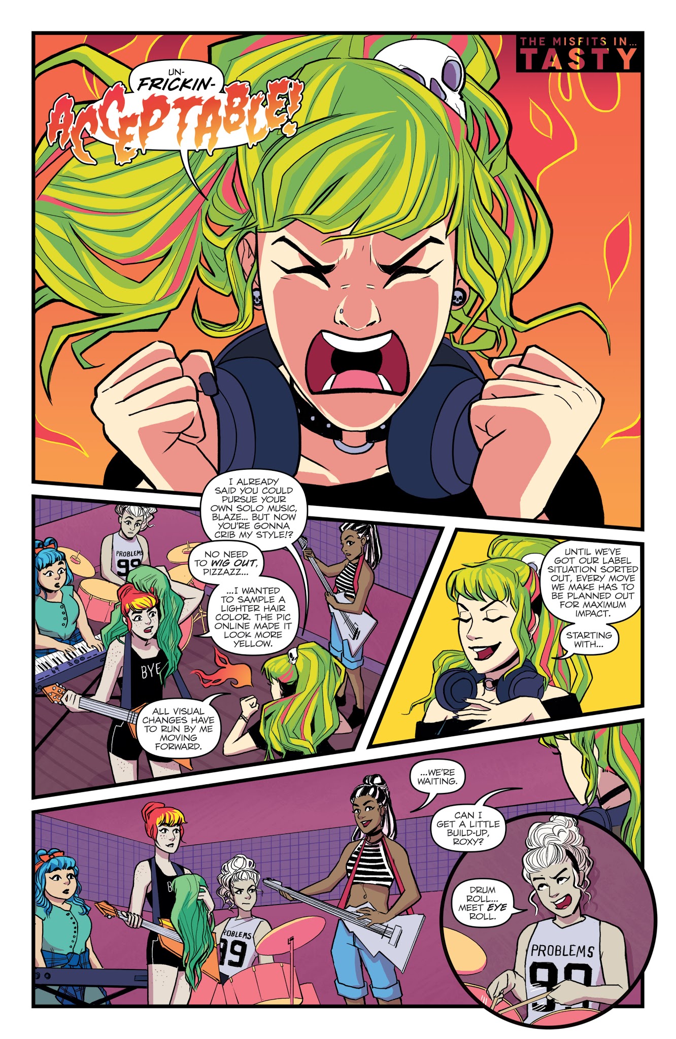 Read online Jem and the Holograms: Dimensions comic -  Issue #4 - 5