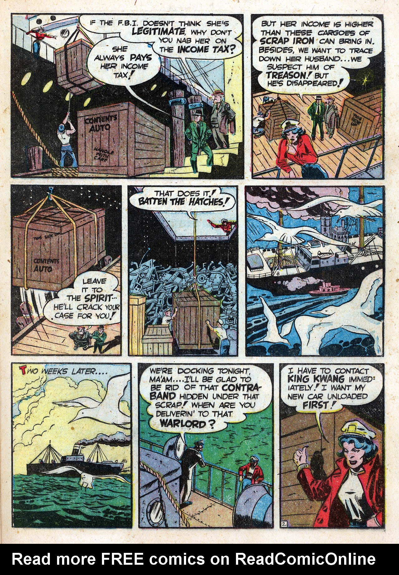 Read online The Spirit (1952) comic -  Issue #2 - 21