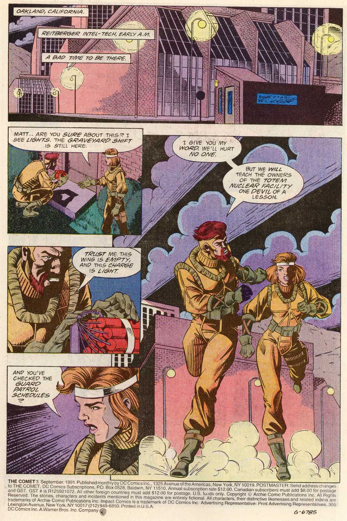 Read online The Comet comic -  Issue #3 - 2