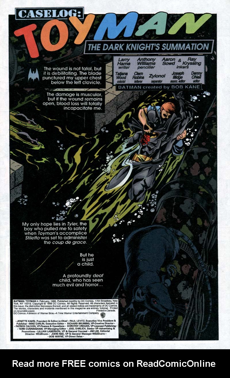 Read online Batman: Toyman comic -  Issue #4 - 2