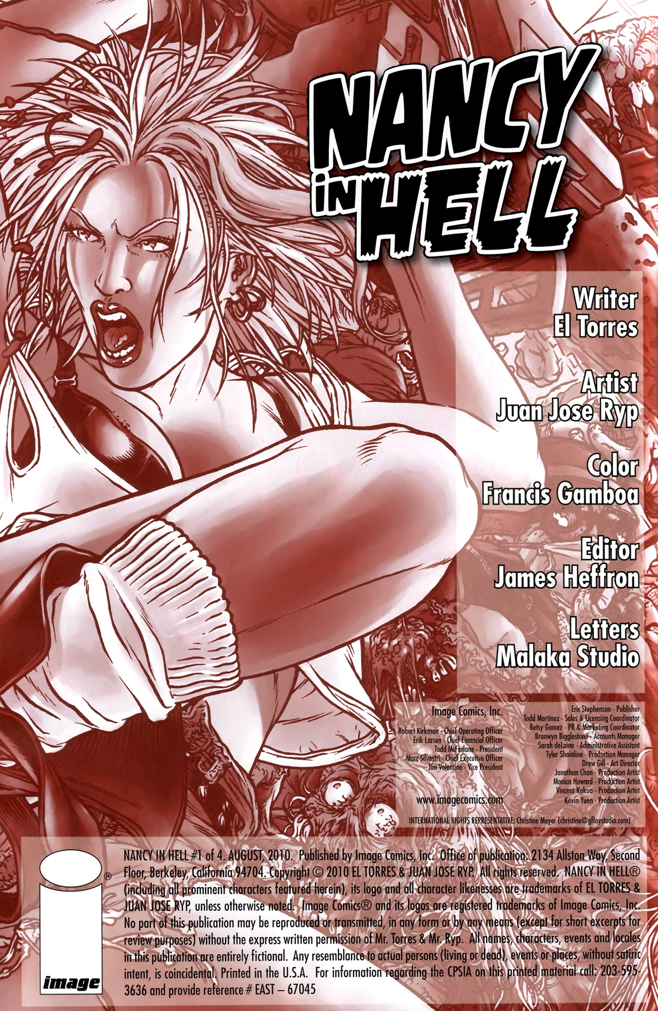 Read online Nancy in Hell comic -  Issue #1 - 2