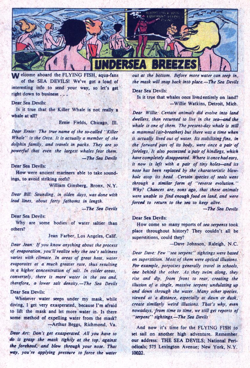 Read online Sea Devils comic -  Issue #35 - 19