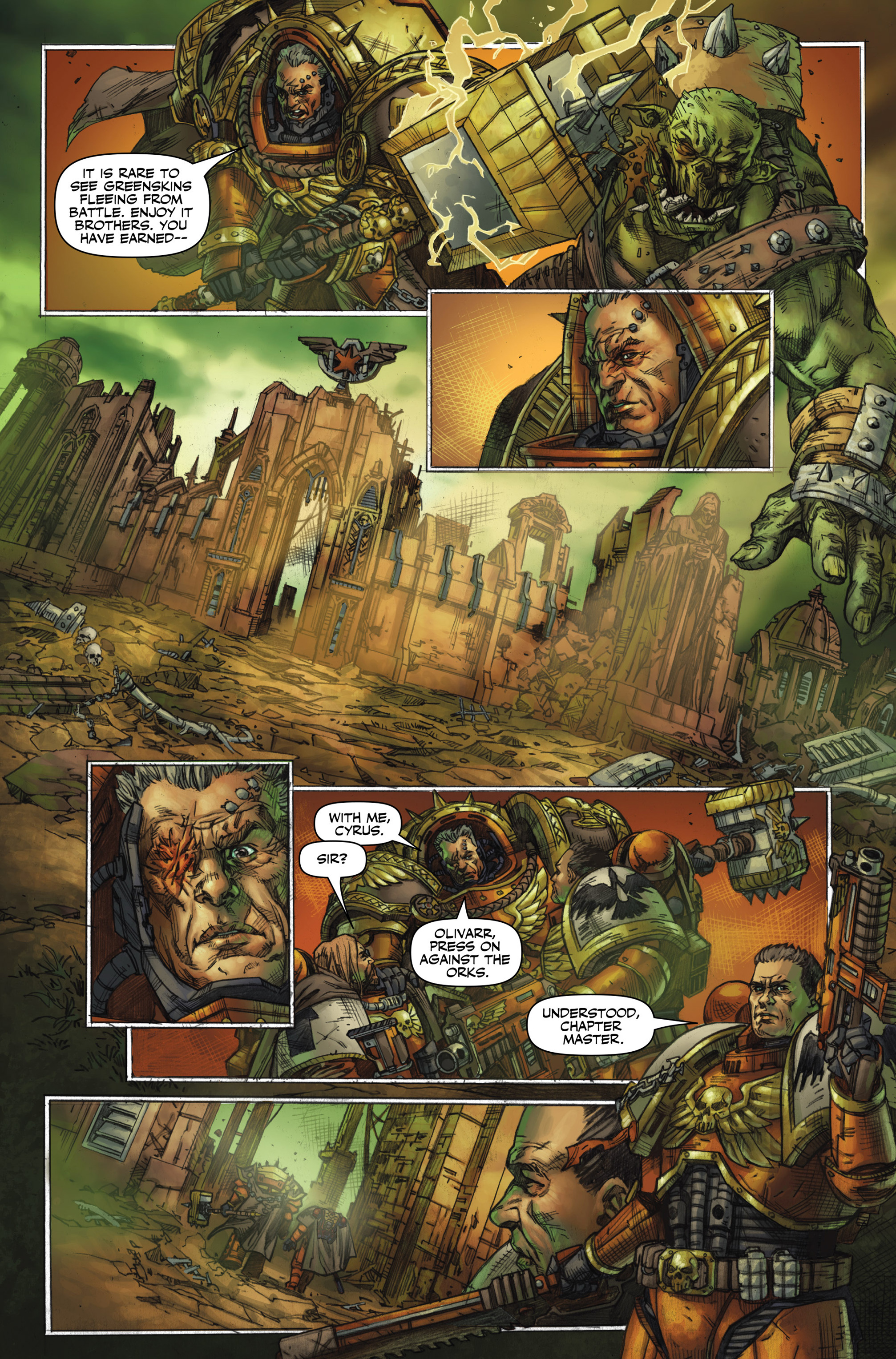 Read online Warhammer 40,000: Dawn of War comic -  Issue #1 - 9