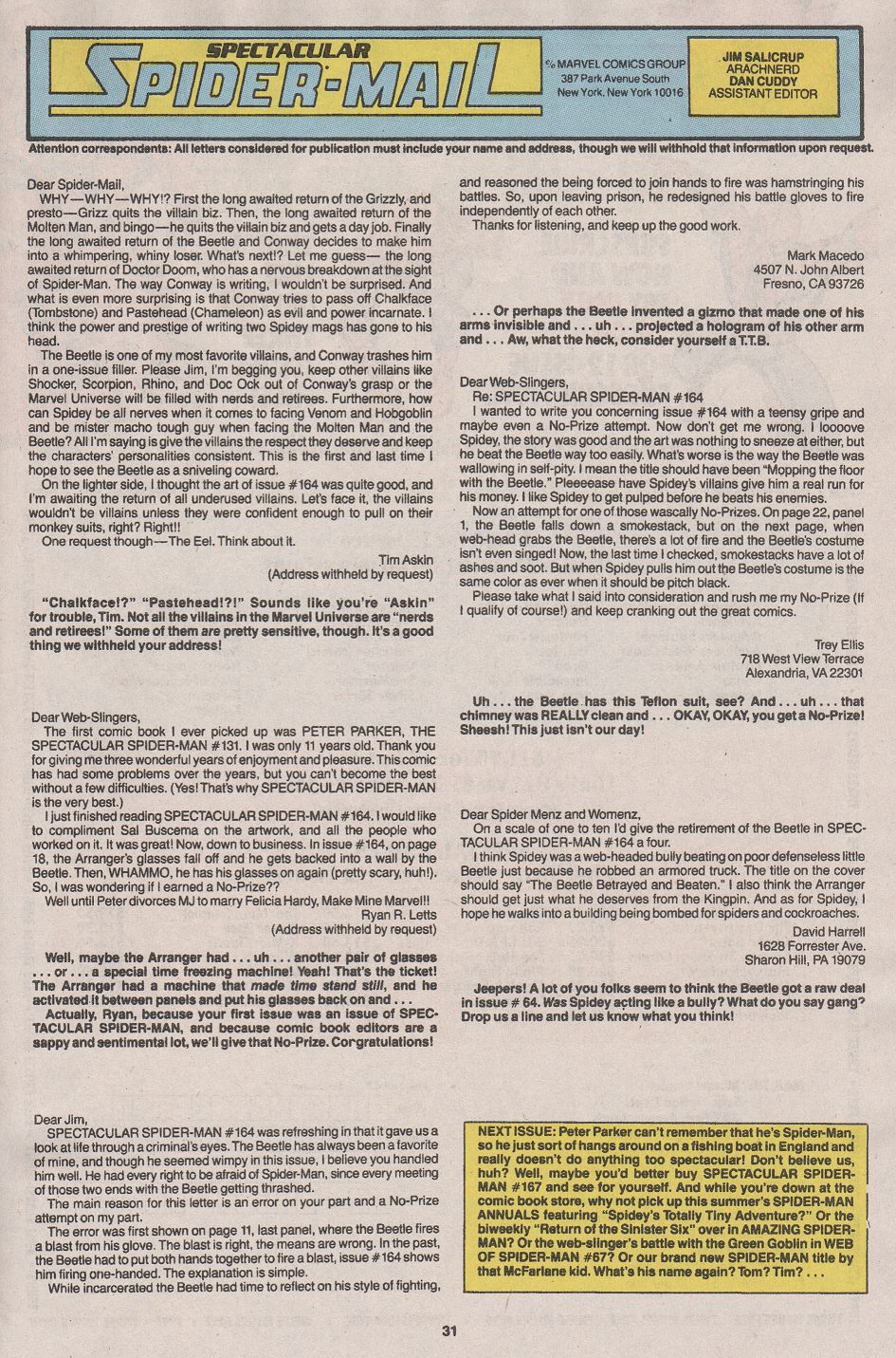 Read online The Spectacular Spider-Man (1976) comic -  Issue #166 - 25