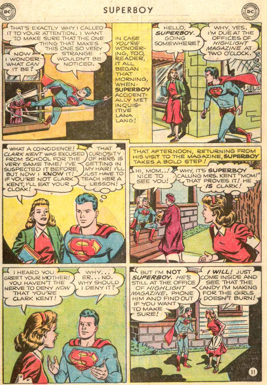 Read online Superboy (1949) comic -  Issue #16 - 12