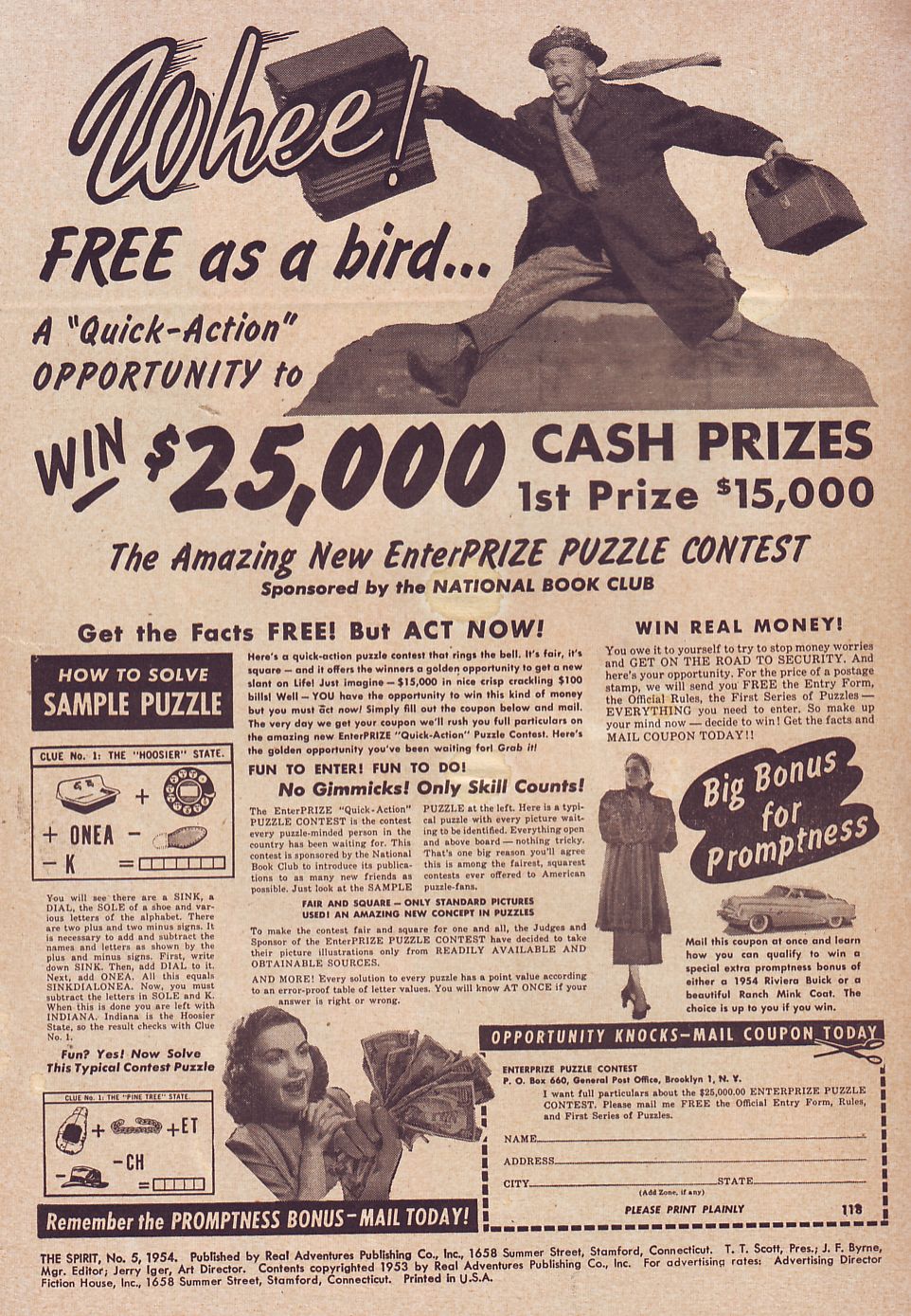 Read online The Spirit (1952) comic -  Issue #5 - 2