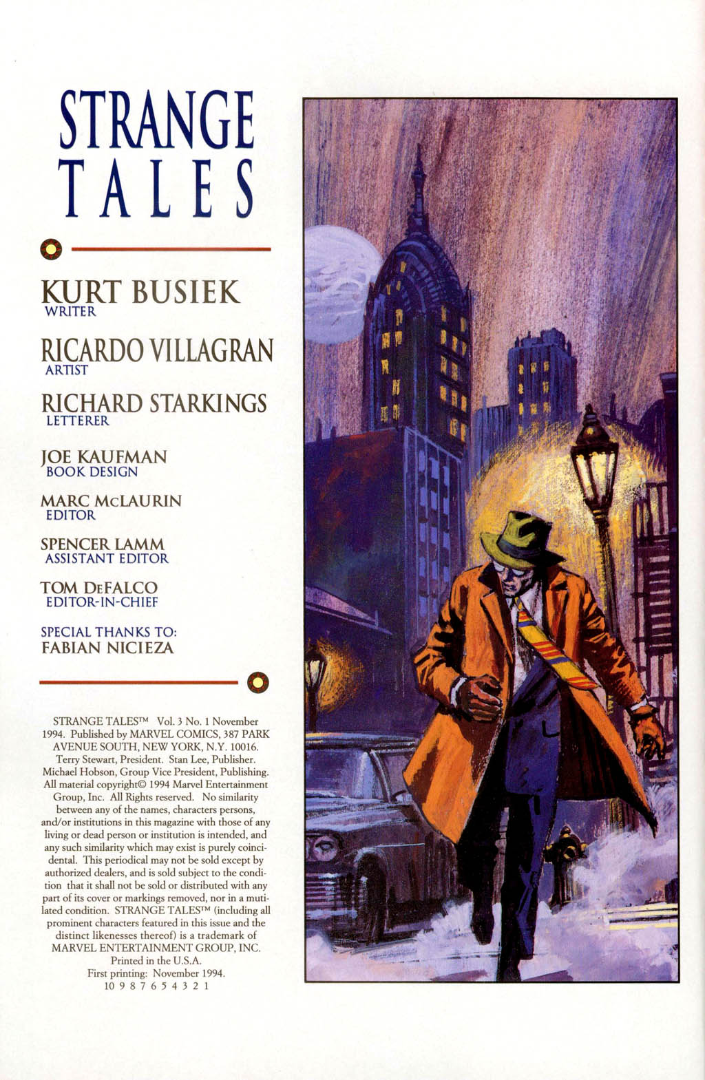 Strange Tales (1994) Issue #1 #1 - English 4
