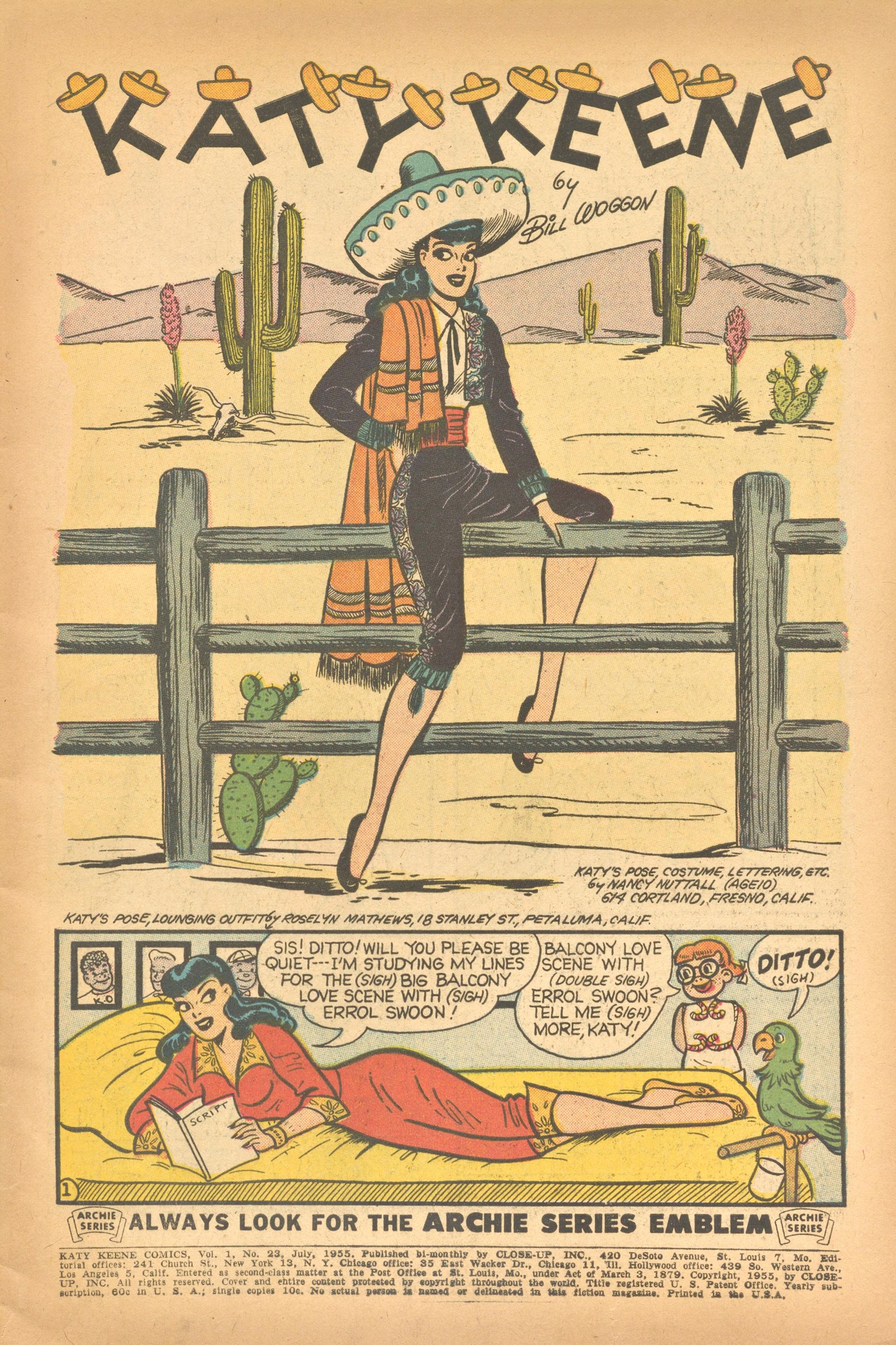 Read online Katy Keene (1949) comic -  Issue #23 - 3