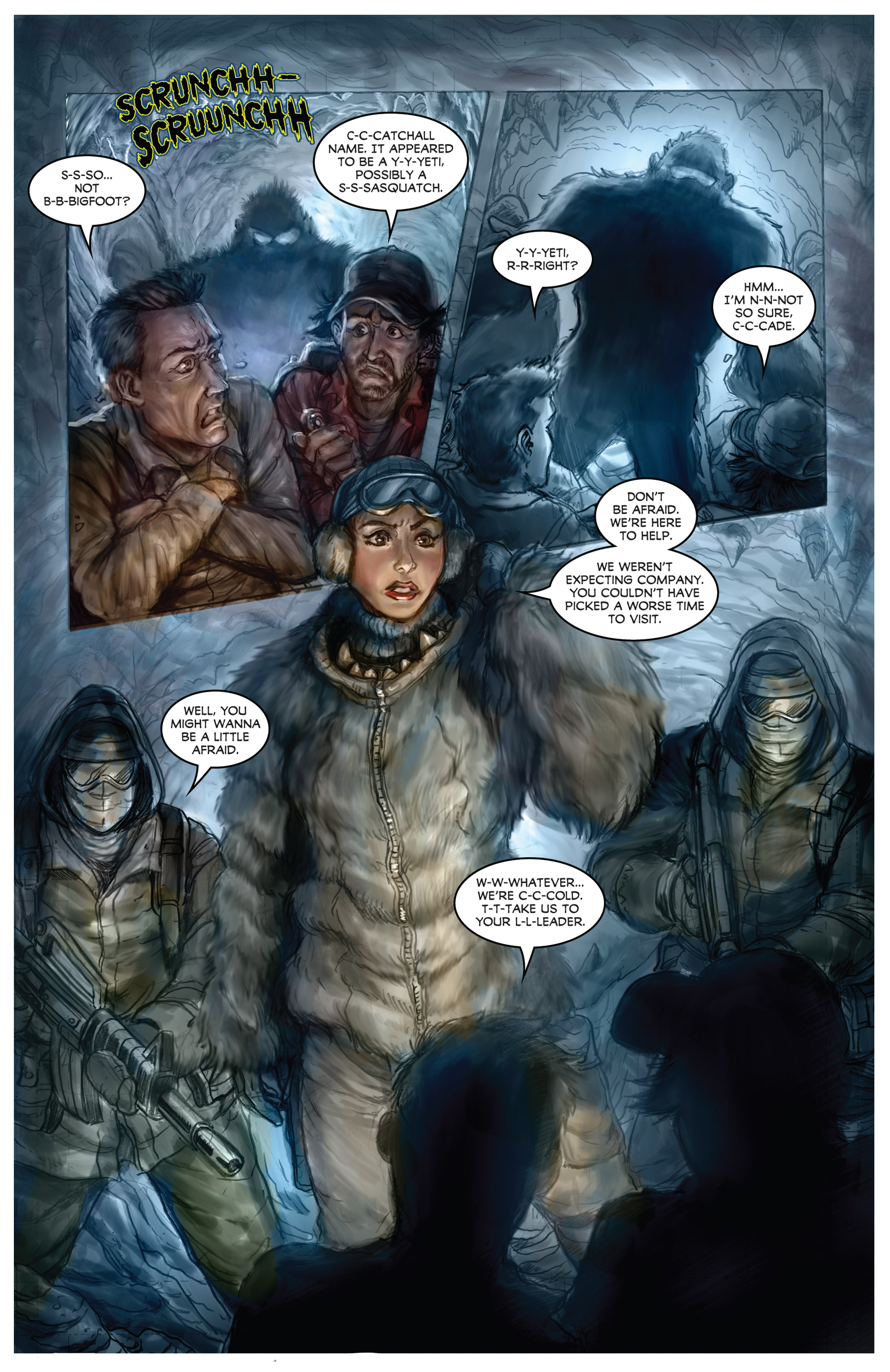 Read online American Mythology Dark: Werewolves vs Dinosaurs comic -  Issue #2 - 6