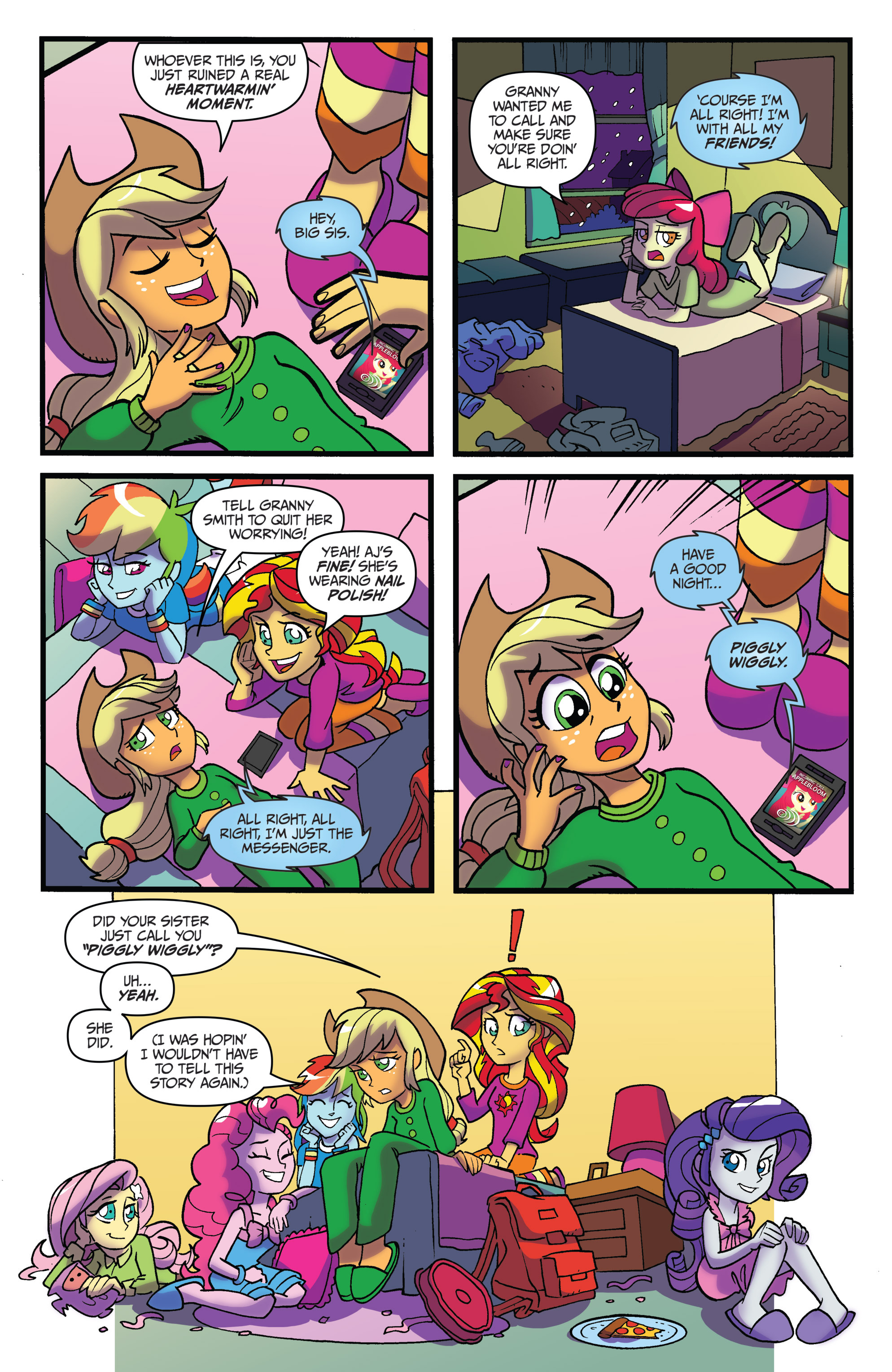 Read online My Little Pony: Equestria Girls Holiday Special 2014 comic -  Issue # Full - 14