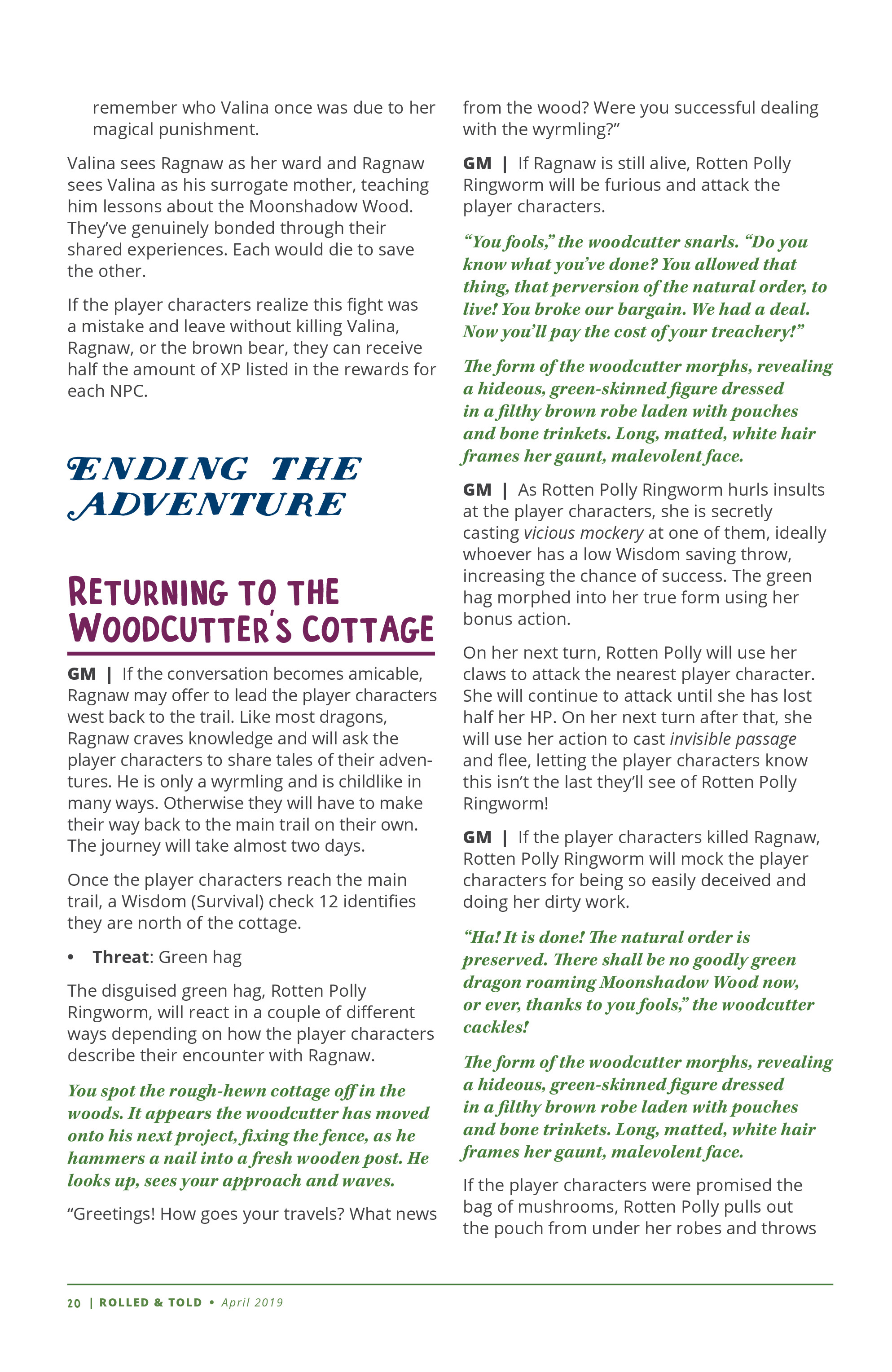 Read online Rolled & Told comic -  Issue #8 - 18