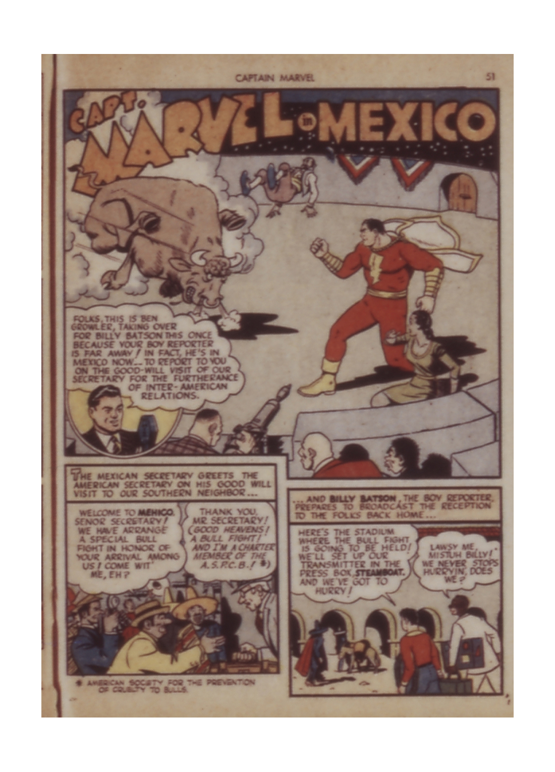 Read online Captain Marvel Adventures comic -  Issue #16 - 51