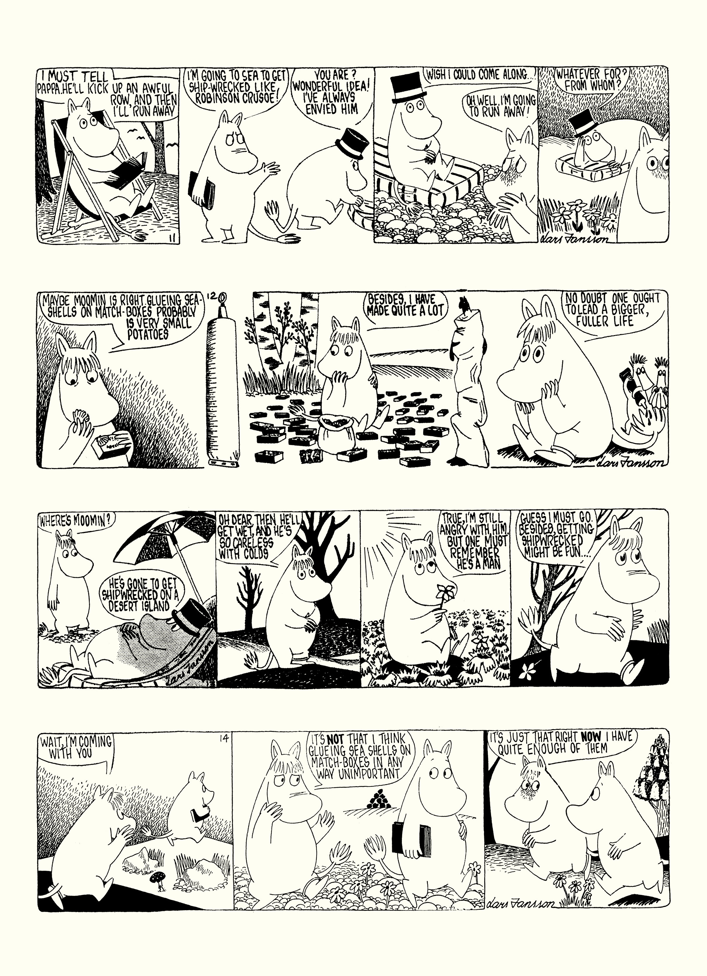 Read online Moomin: The Complete Lars Jansson Comic Strip comic -  Issue # TPB 8 - 8