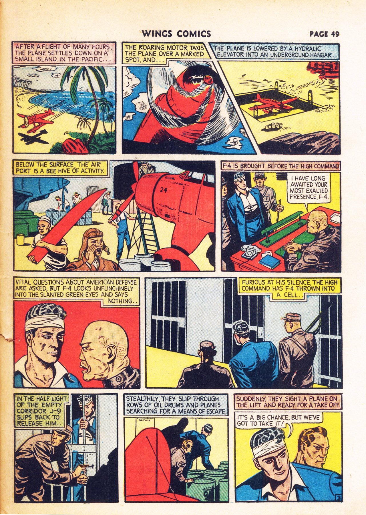 Read online Wings Comics comic -  Issue #8 - 51