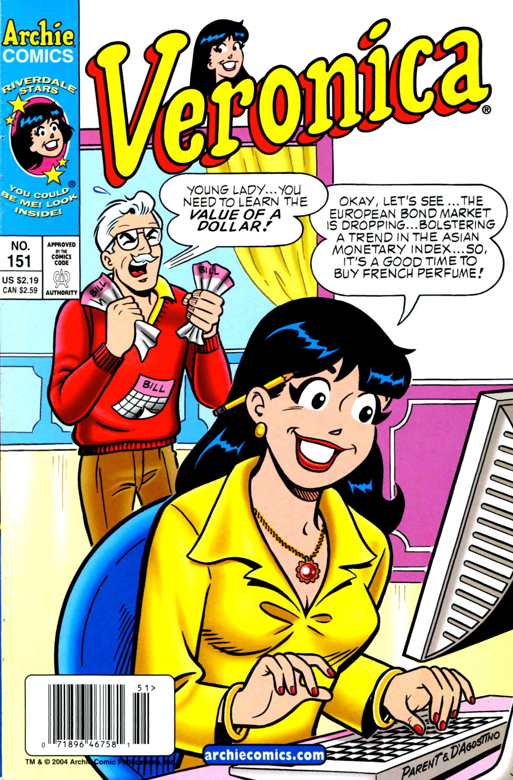 Read online Veronica comic -  Issue #151 - 1