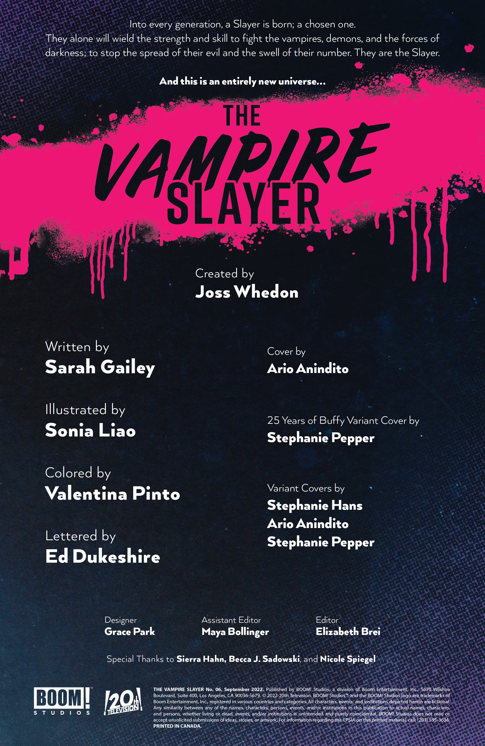 Read online The Vampire Slayer comic -  Issue #6 - 2
