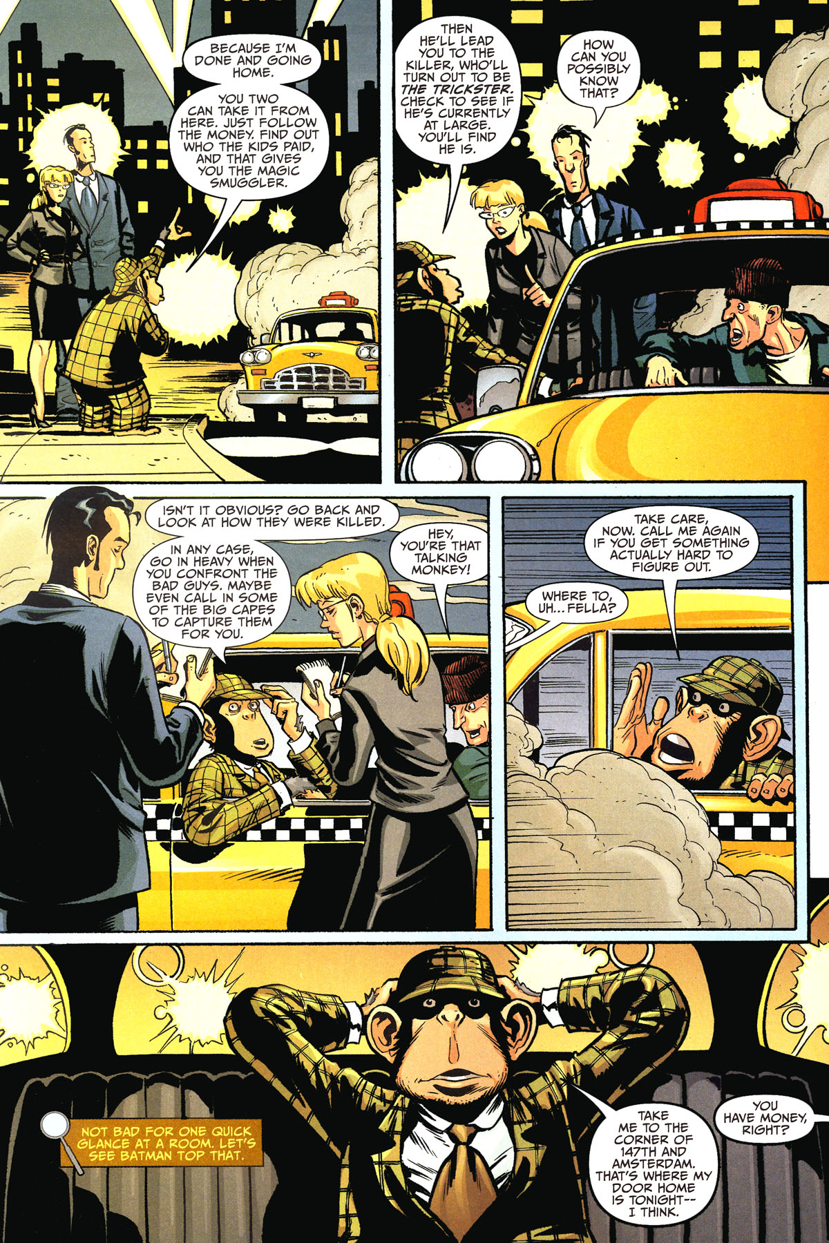 Read online The Helmet of Fate: Detective Chimp comic -  Issue # Full - 8