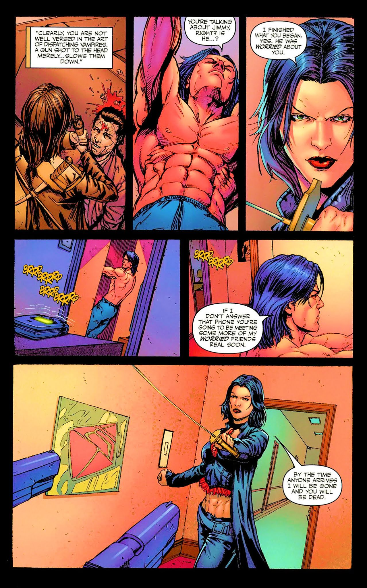 Read online The Darkness vs. Eva: Daughter of Dracula comic -  Issue #3 - 5