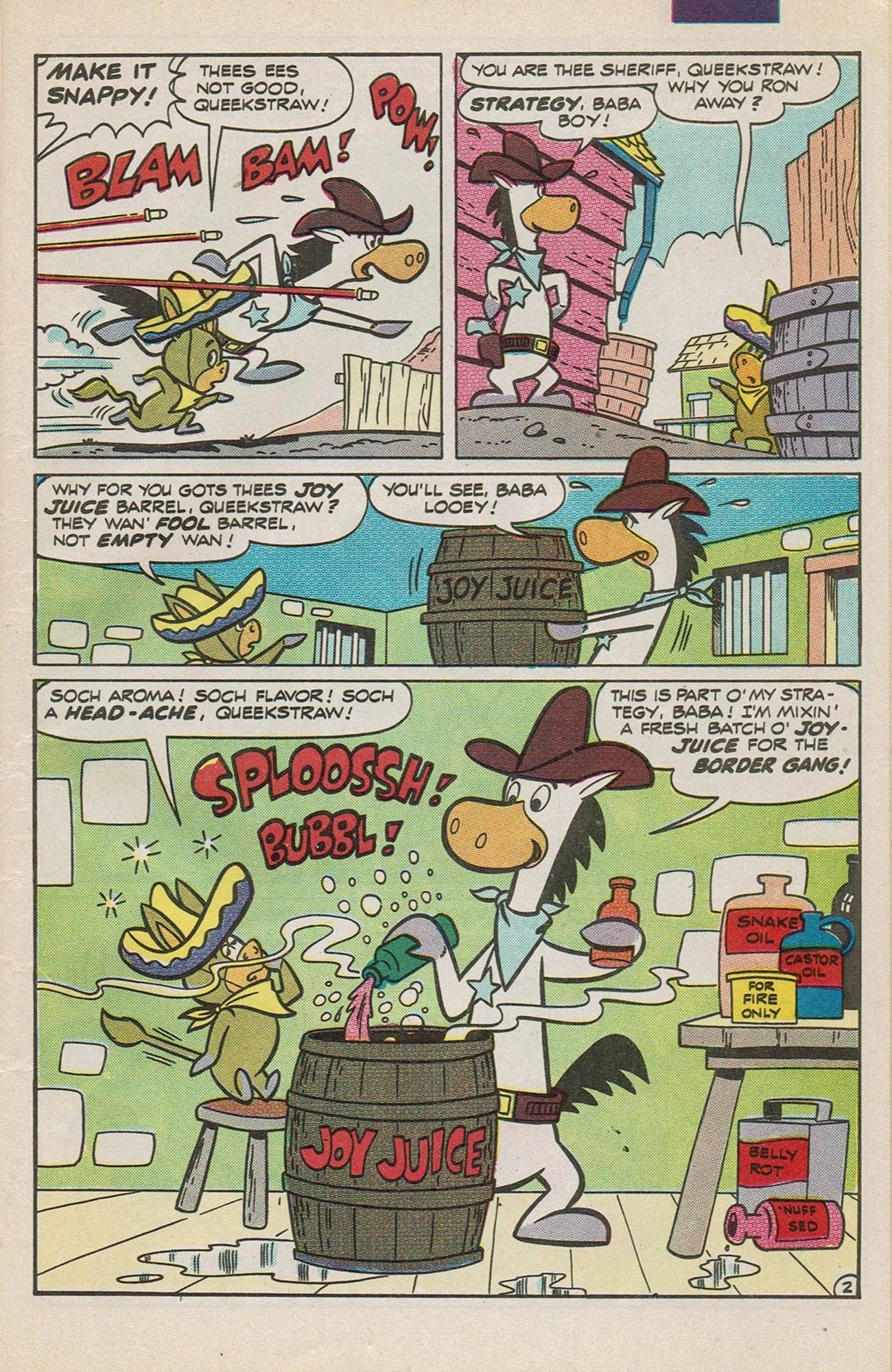 Read online Huckleberry Hound / Quick Draw McGraw Giant Size Flip Book comic -  Issue # Full - 9