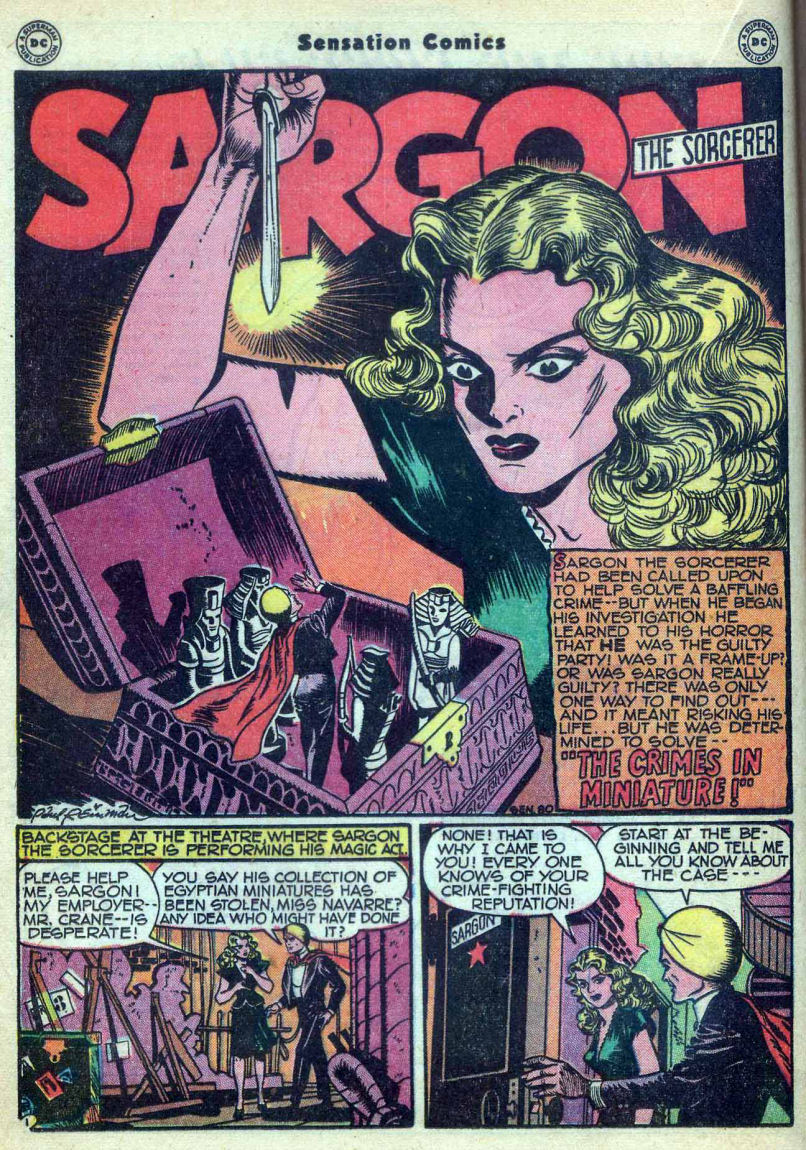 Read online Sensation (Mystery) Comics comic -  Issue #73 - 24