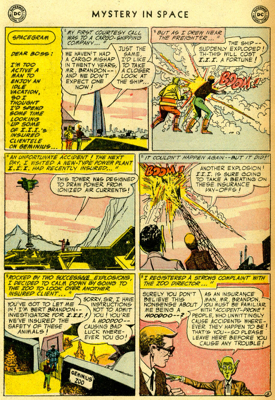 Read online Mystery in Space (1951) comic -  Issue #25 - 29
