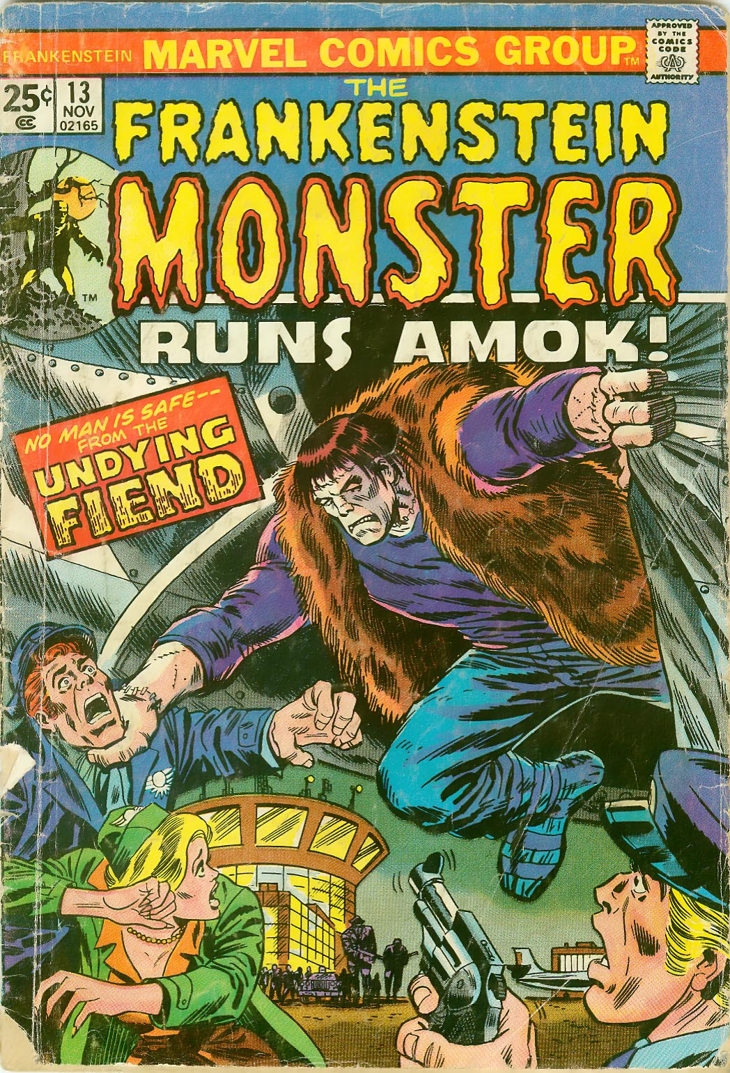 Read online Frankenstein (1973) comic -  Issue #13 - 1